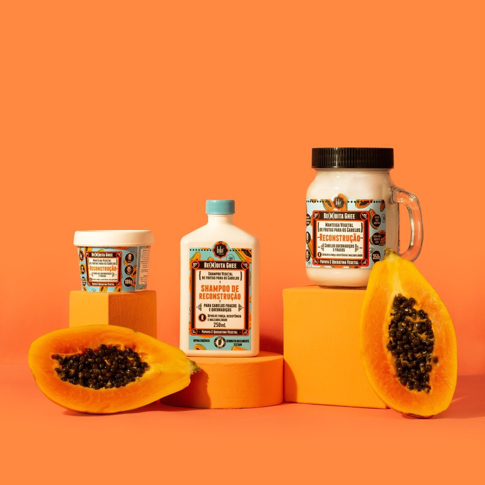 Маска для волосся Lola Cosmetics Be(M)Dita Ghee Reconstrução Papaya E Queratina Vegetal Mask