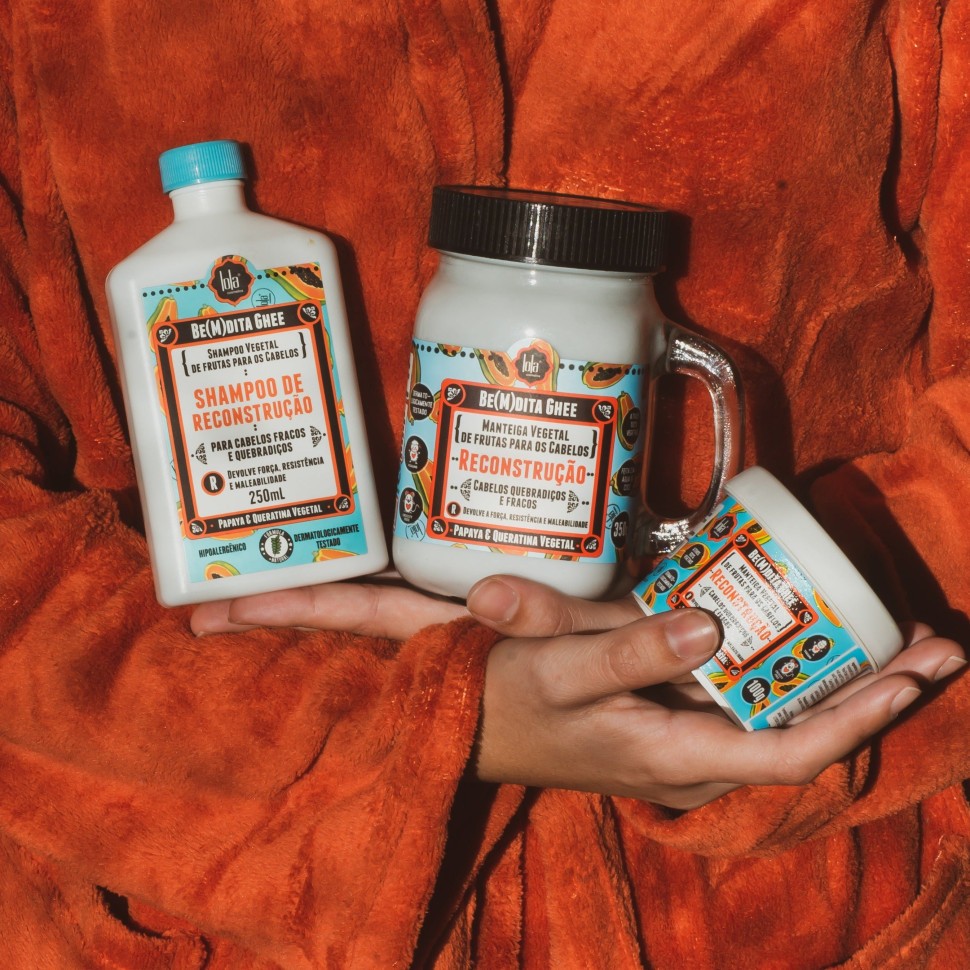 Маска для волосся Lola Cosmetics Be(M)Dita Ghee Reconstrução Papaya E Queratina Vegetal Mask