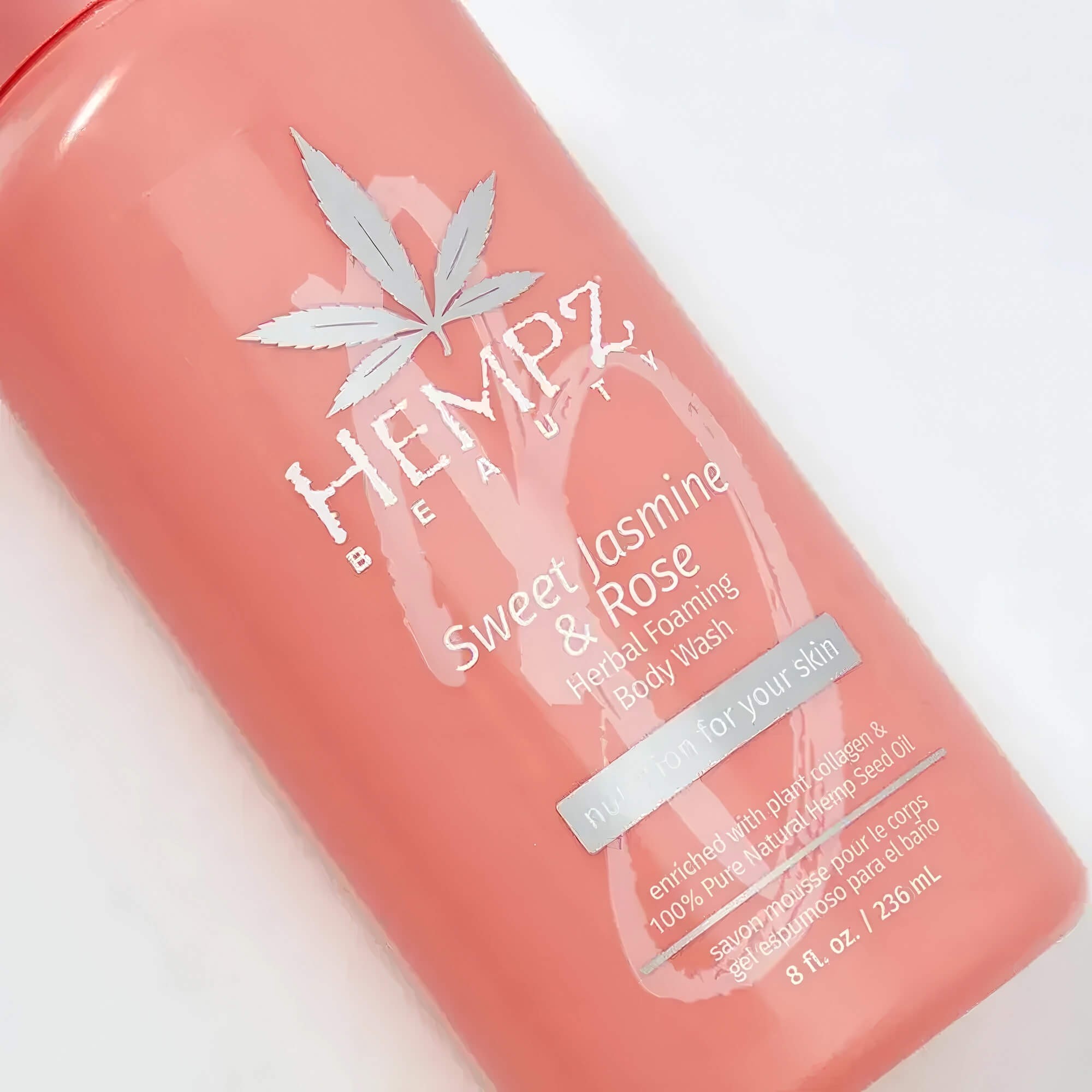 Гель для душа сладкий жасмин и роза Hempz Sweet Jasmine & Rose Collagen Infused Herbal Foaming Body Wash