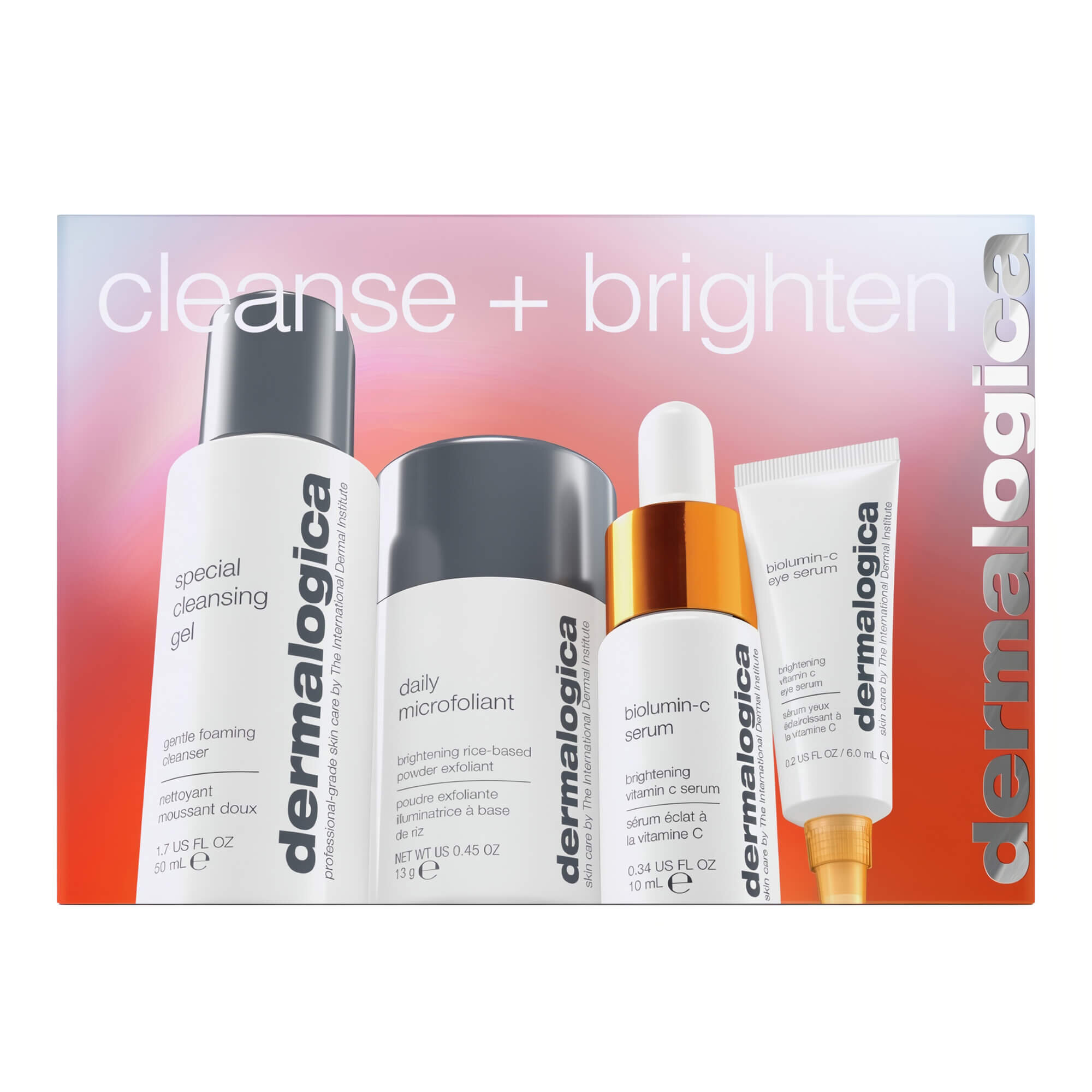 Dermalogica Cleanse + Brighten Kit - Тревел набір для очищення та сяйва шкіри