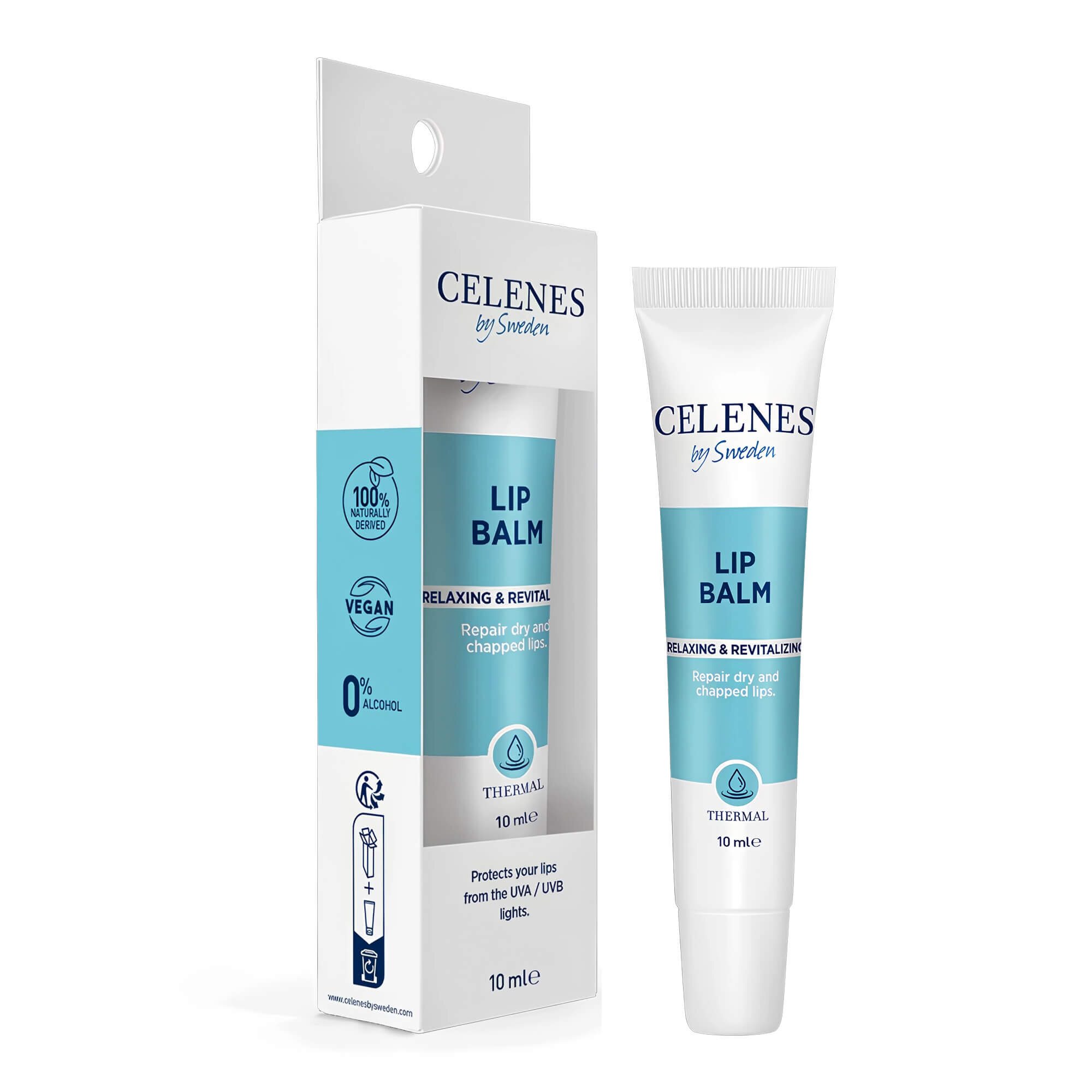 Термальный бальзам для губ Celenes Thermal Relaxing & Revitalizing Lip Balm