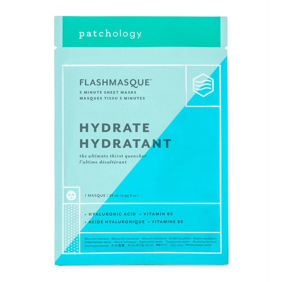 Маска для увлажнения кожи Patchology FlashMasque® Hydrate 5 Minute Sheet Mask