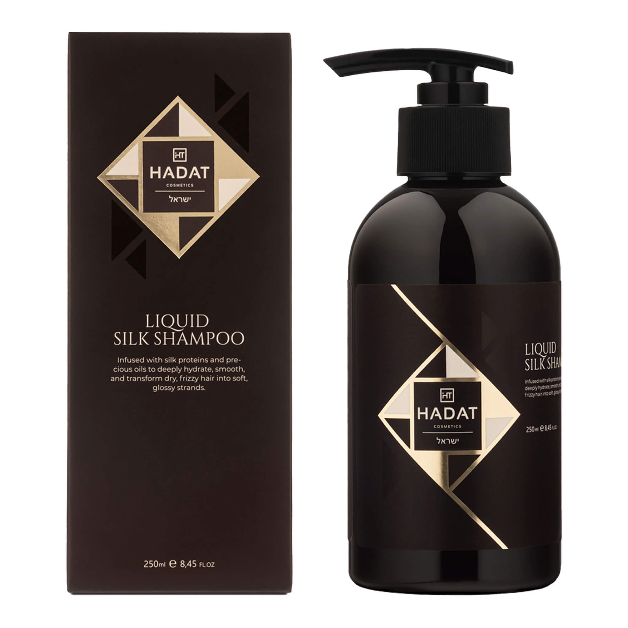 Шампунь для відновлення сяйва та блиску волосся «Рідкий Шовк» Hadat Liquid Silk Shampoo