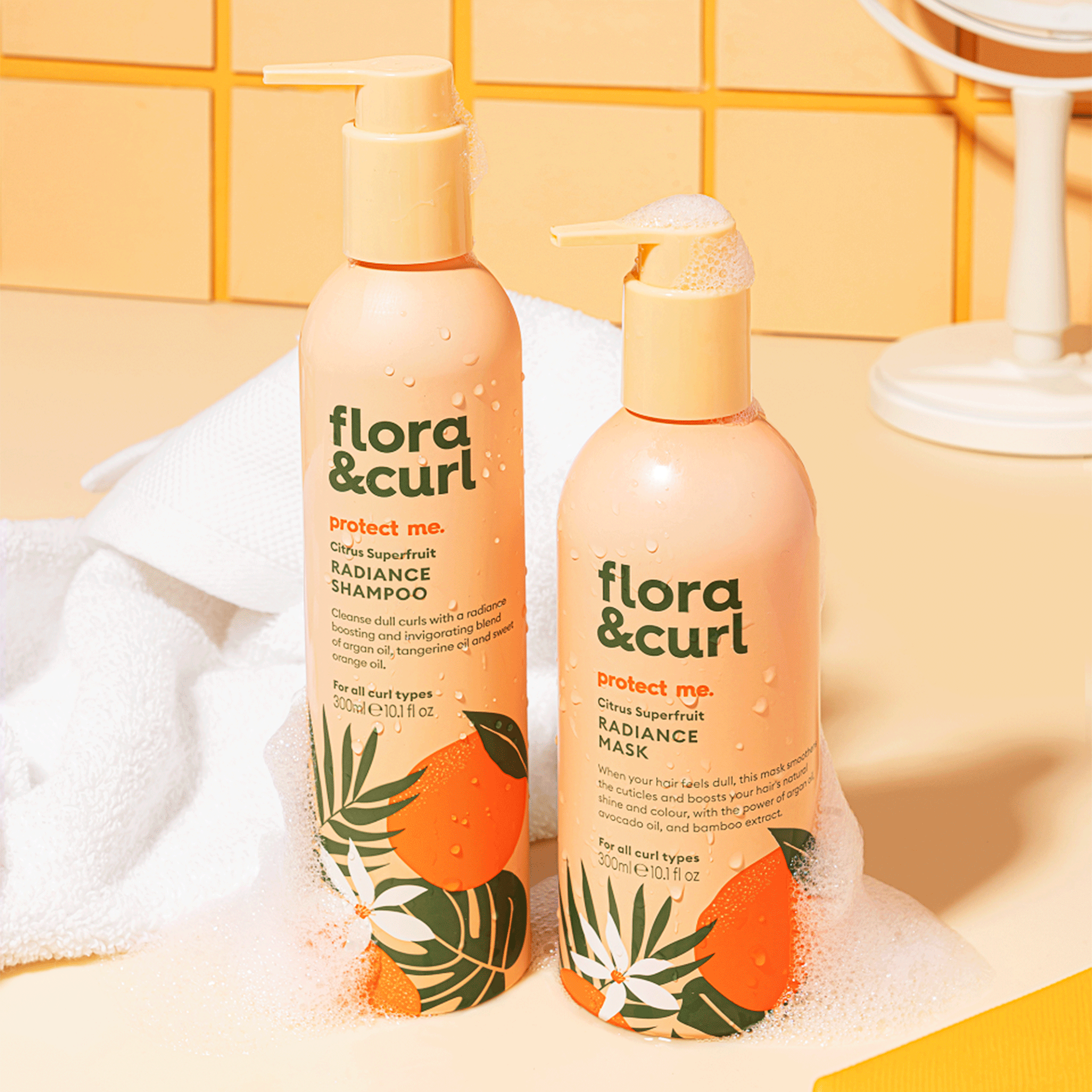 Маска для волосся Flora Curl Citrus Superfruit Radiance Mask