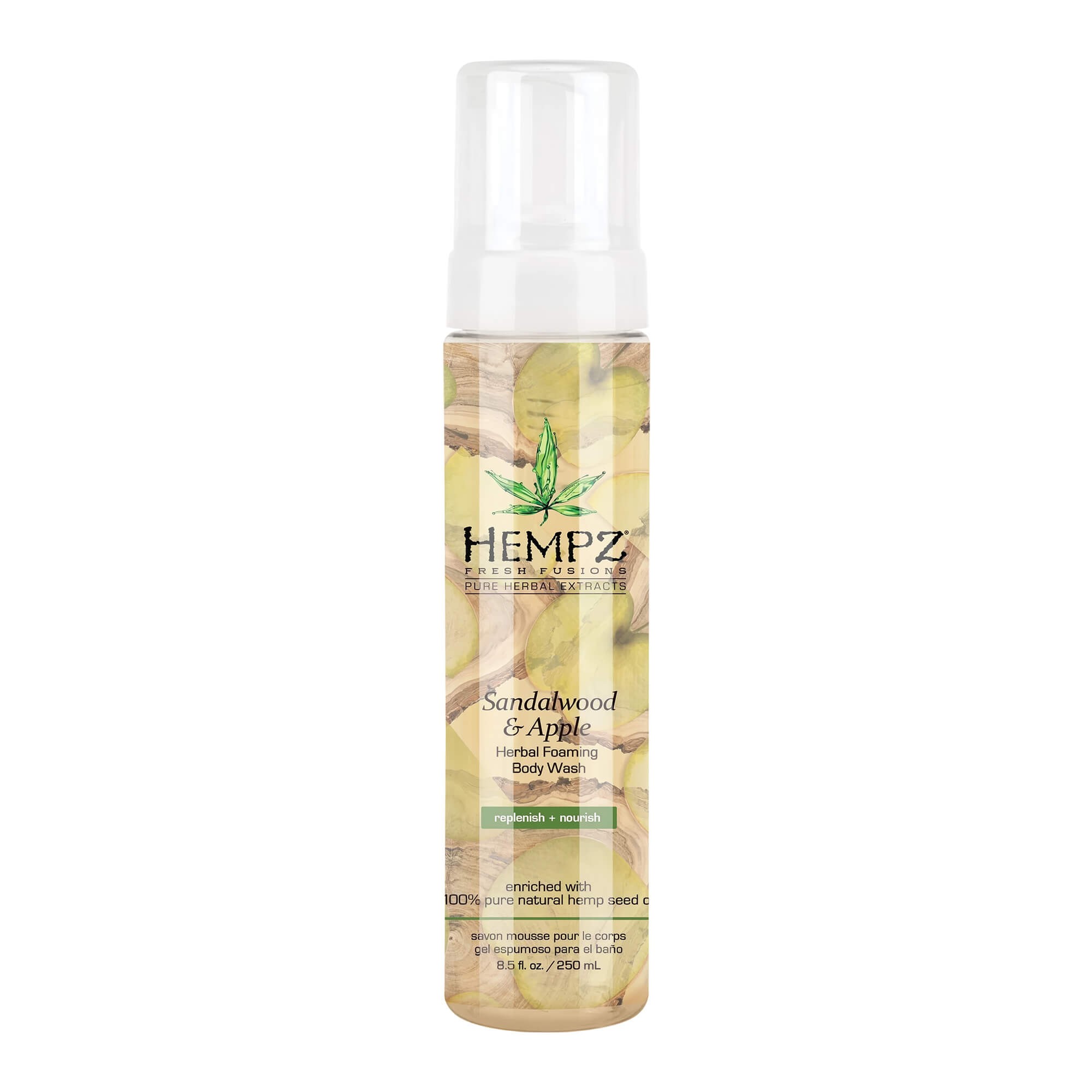 Hempz Гель-пена для душа сандал и яблоко