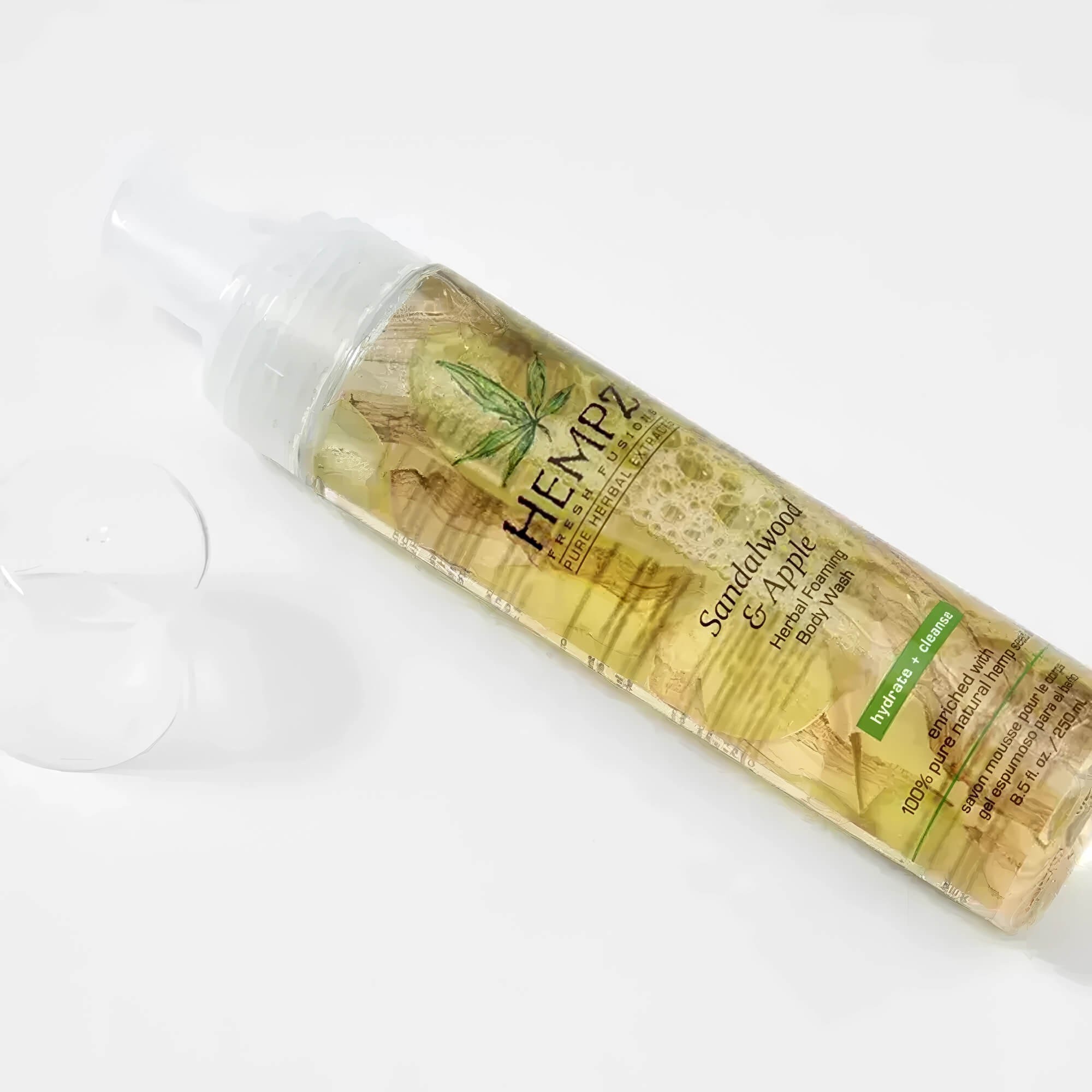 Гель-піна для душу сандал та яблуко Hempz Fresh Fusions Sandalwood & Apple Herbal Foaming Body Wash