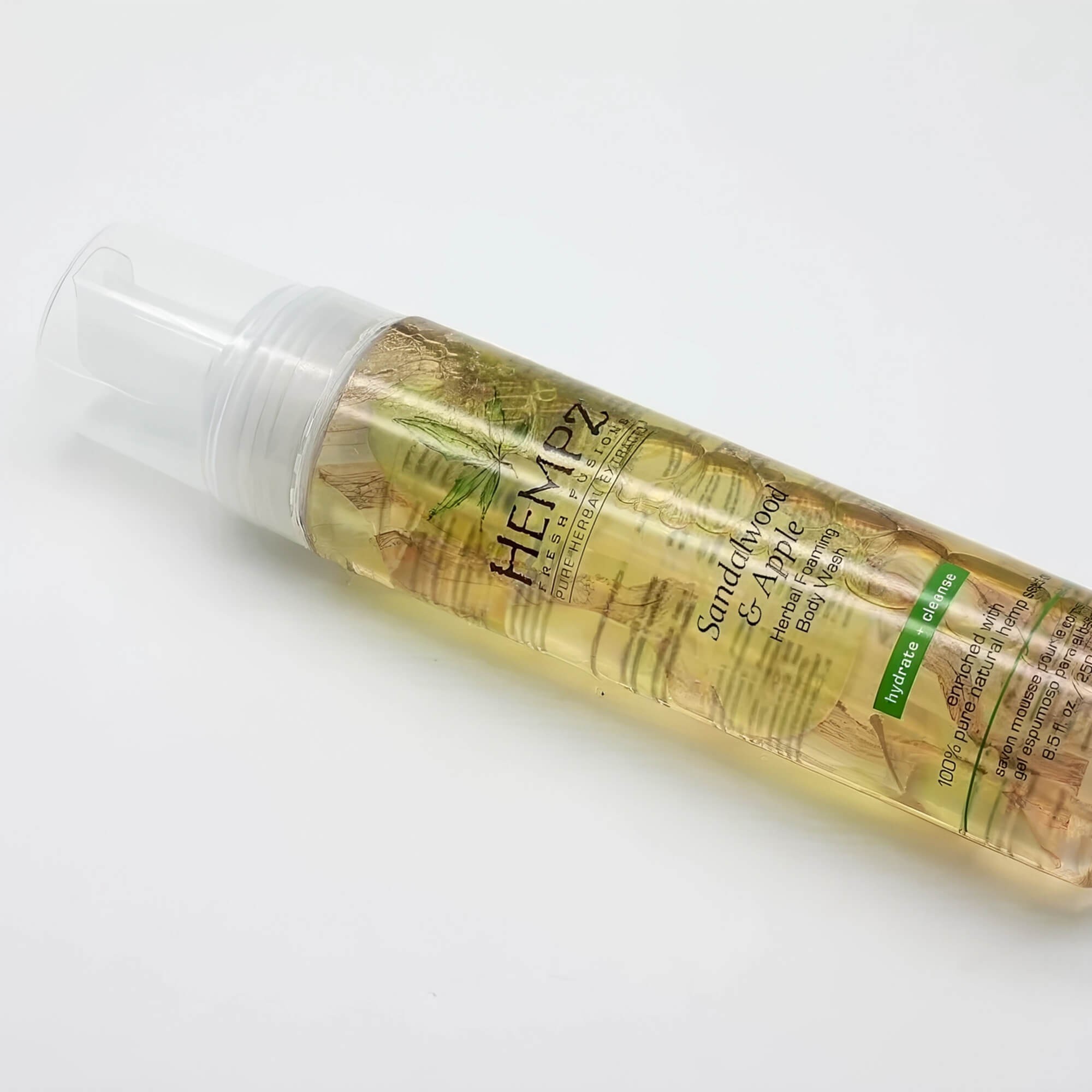 Гель-піна для душу сандал та яблуко Hempz Fresh Fusions Sandalwood & Apple Herbal Foaming Body Wash