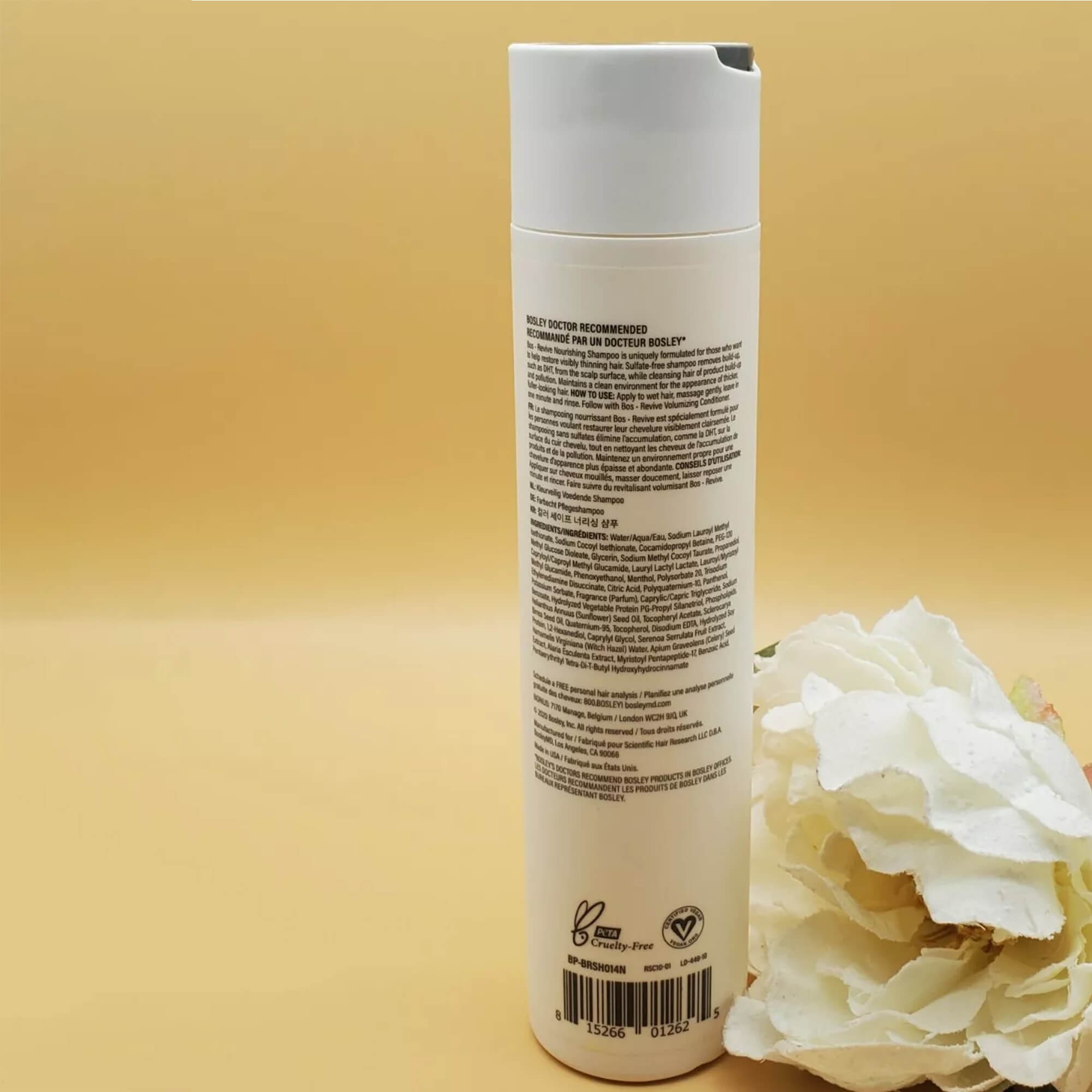 Питательный шампунь для утонченных окрашенных волос Bosley MD BOS Revive Nourishing Shampoo