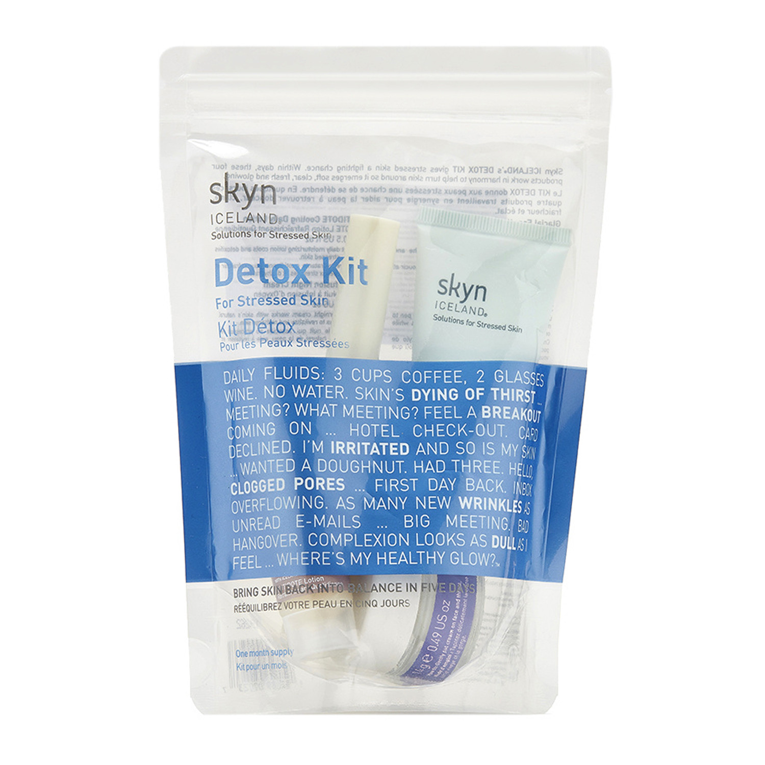 Набор из 4-х средств Skyn Iceland Detox Kit for Stressed Skin