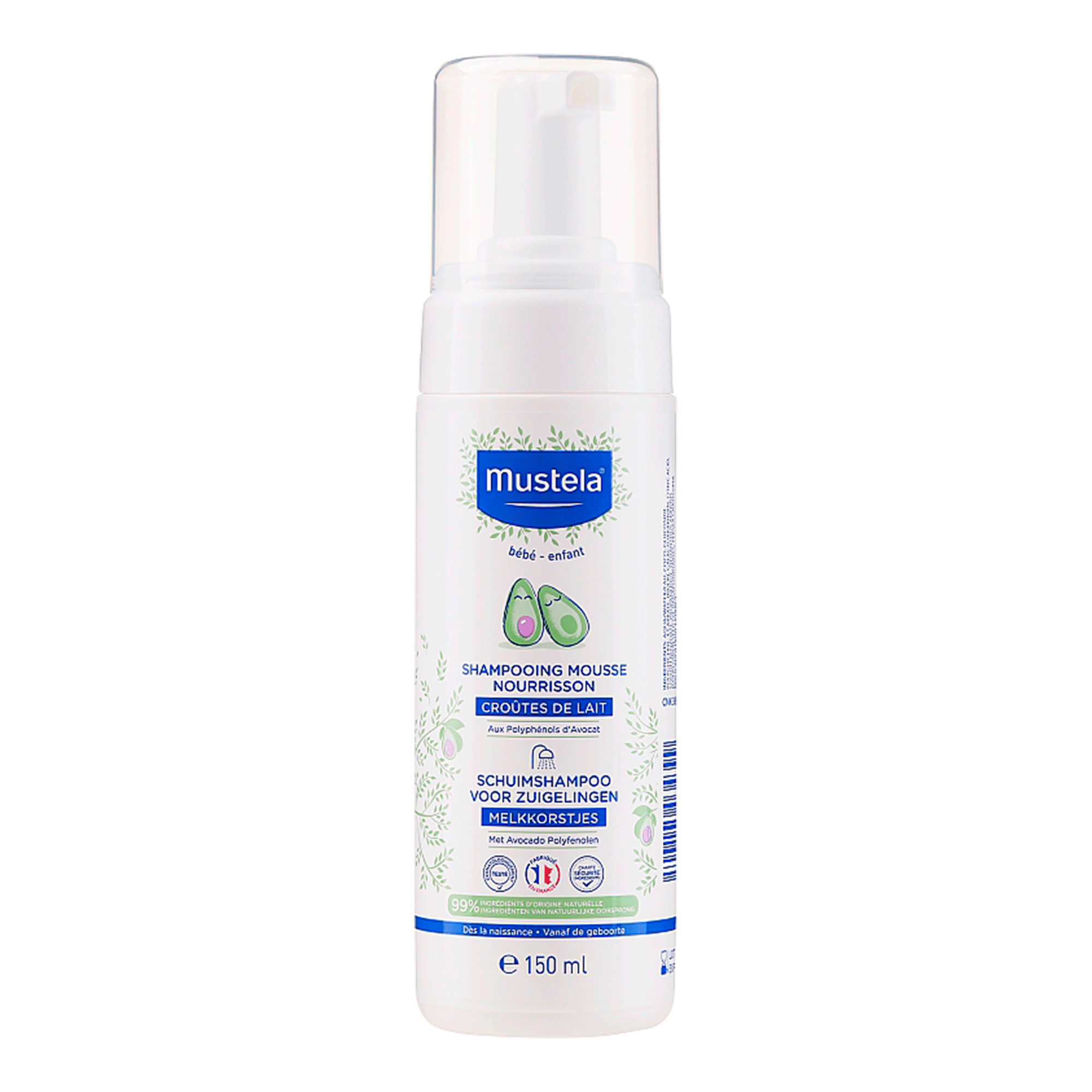 Mustela Пенка-шампунь для новорожденных