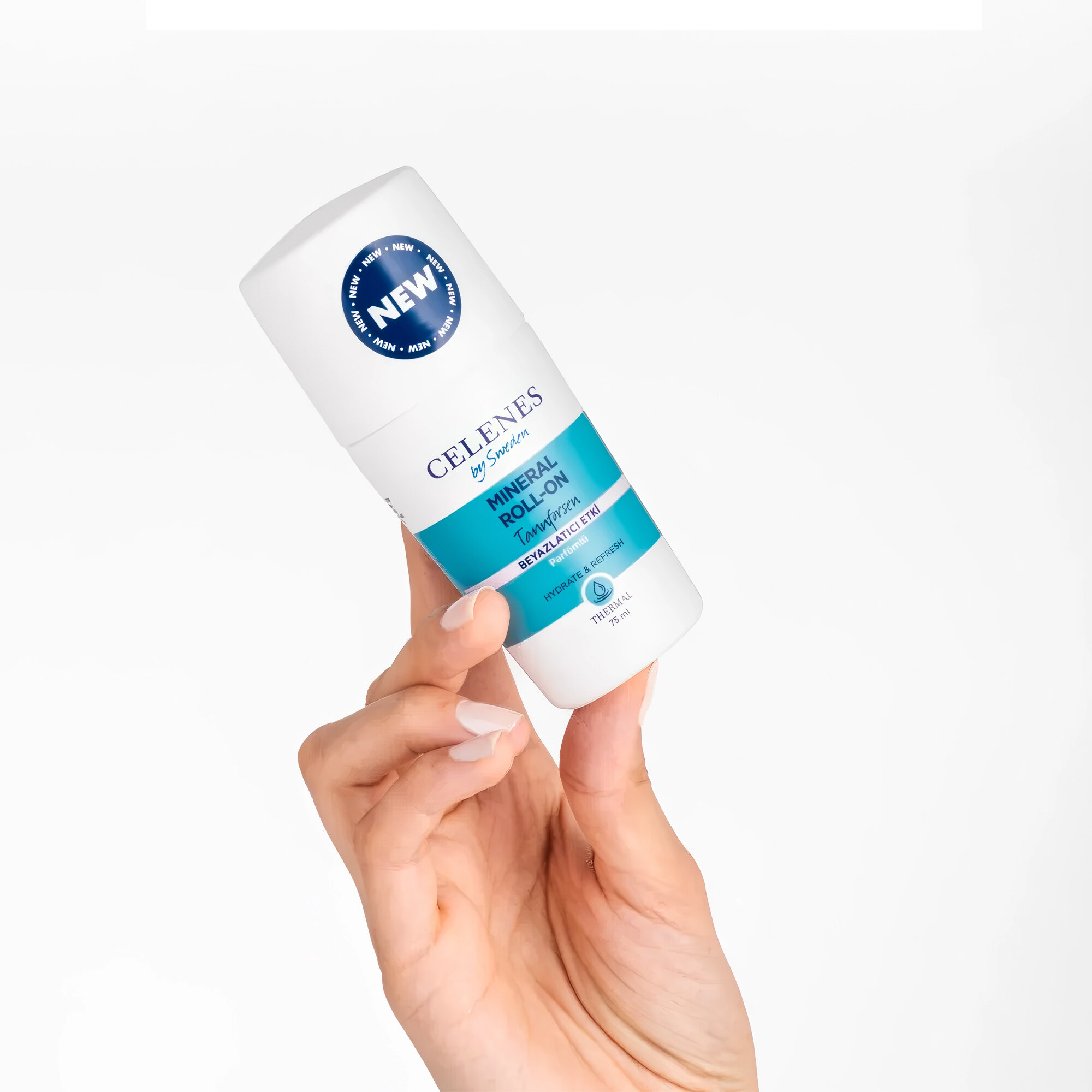 Термальный роликовый дезодорант с осветительным эффектом Celenes Thermal Roll - On Whitening Tannforsen 