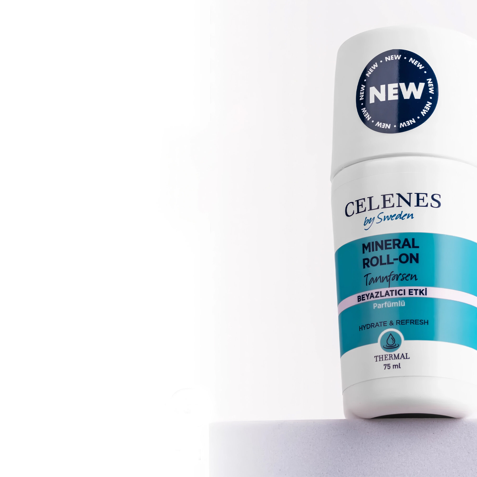 Термальный роликовый дезодорант с осветительным эффектом Celenes Thermal Roll - On Whitening Tannforsen 
