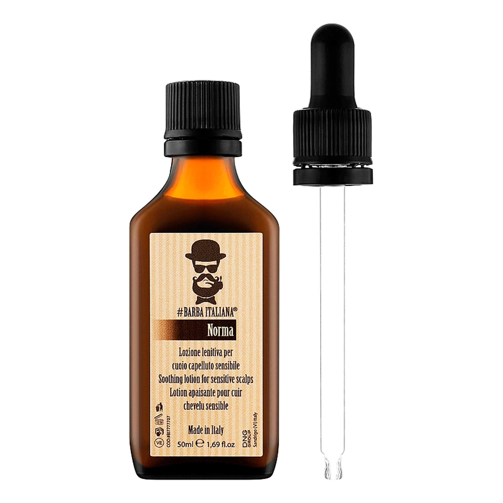Заспокійливий лосьйон для чутливої шкіри голови Barba Italiana Soothing Lotion For Sensitive Scalp Norma