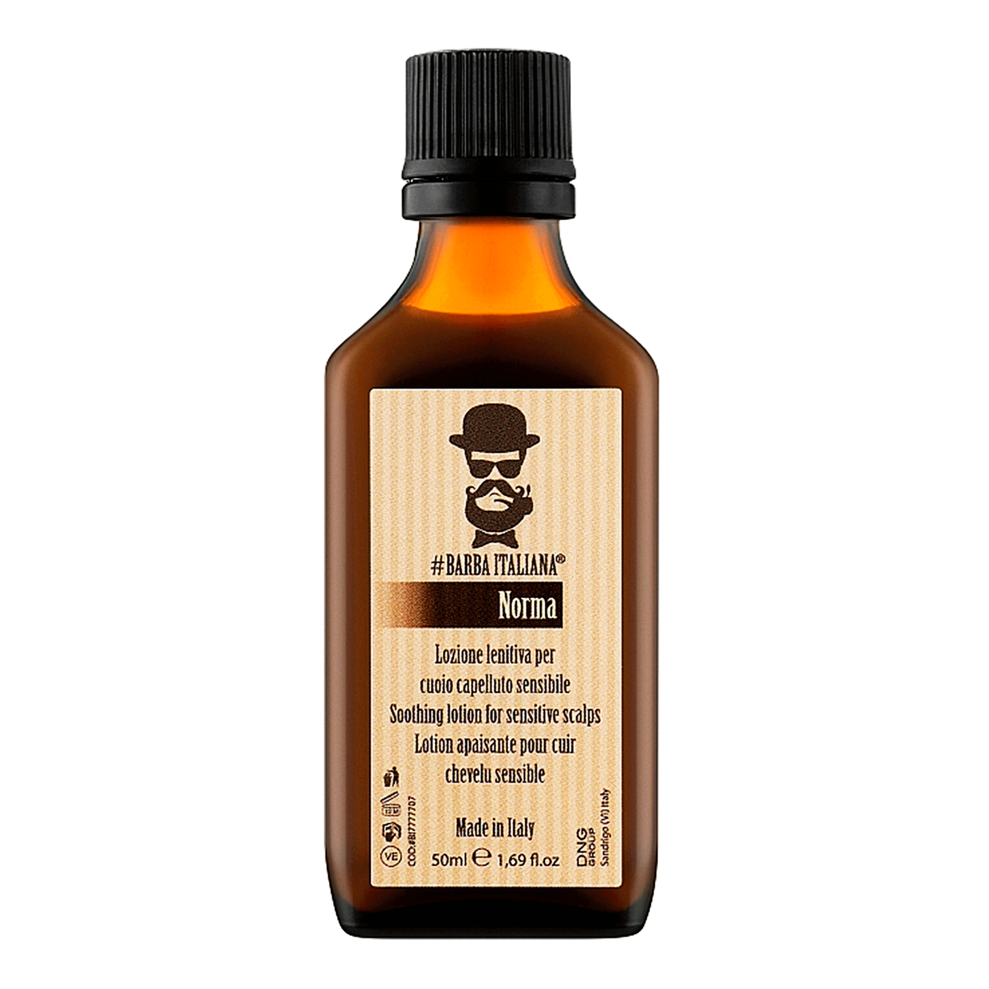 Заспокійливий лосьйон для чутливої шкіри голови Barba Italiana Soothing Lotion For Sensitive Scalp Norma