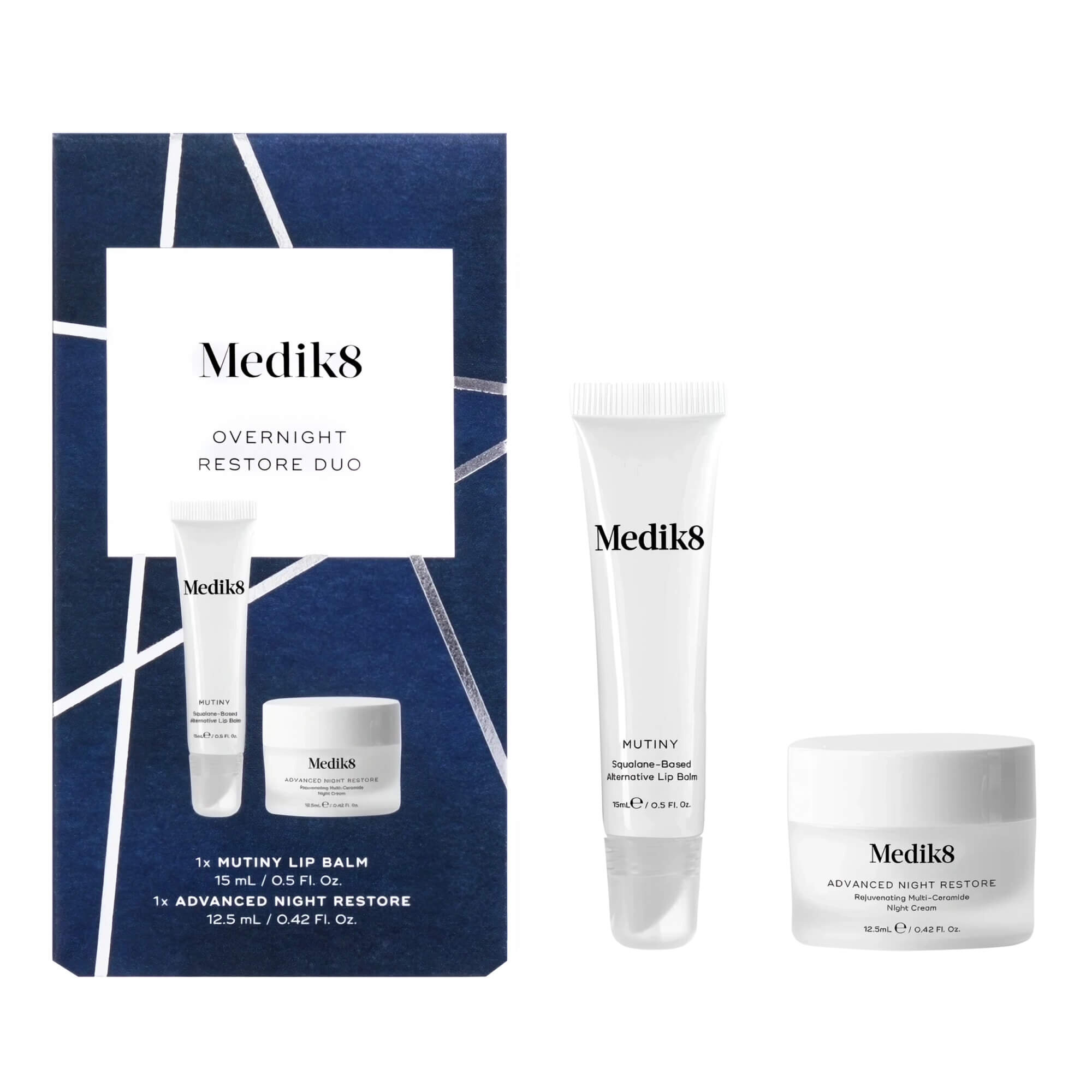 Лимитированный подарочный ночной набор Medik8 Overnight Restore Duo