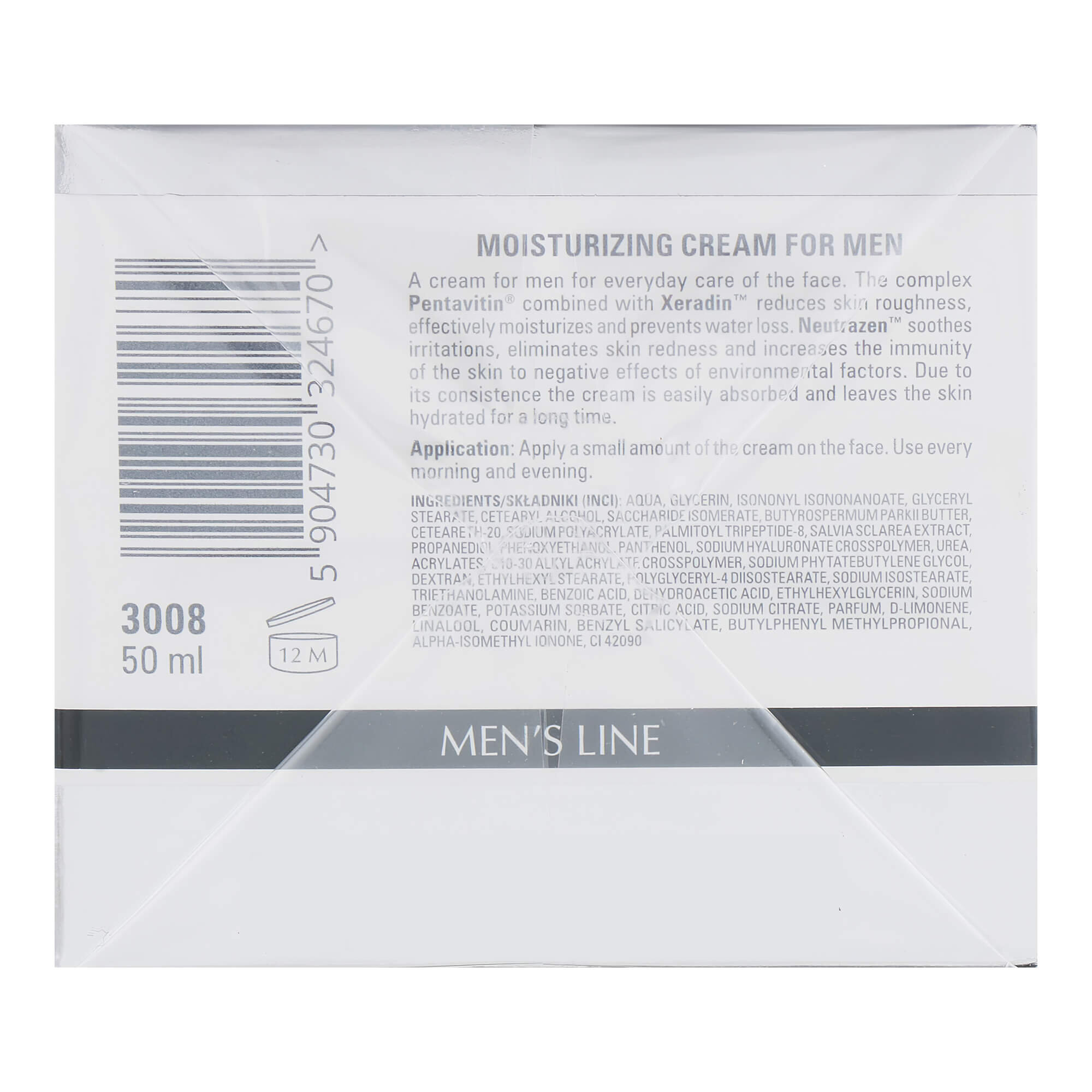 Увлажняющий крем для мужчин Clarena Hydro Power Cream