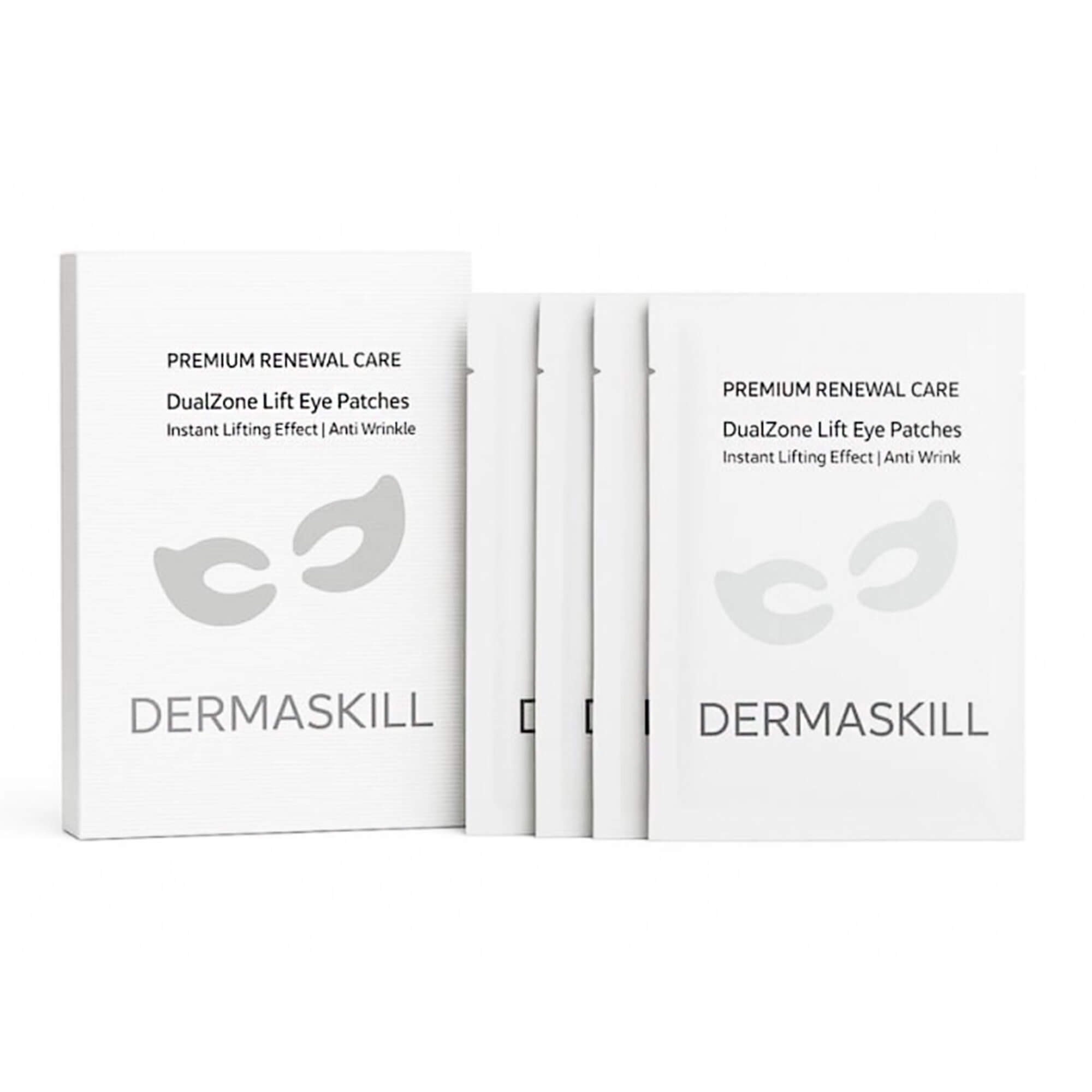 Dermaskill Dualzone Lift Eye Patches - Двухзональные Лифтинг-патчи с ботуловидным действием