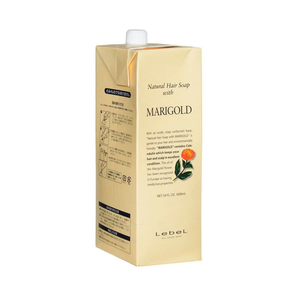 Шампунь с календулой для жирной кожи головы Lebel Natural Hair Soap Treatment Marigold
