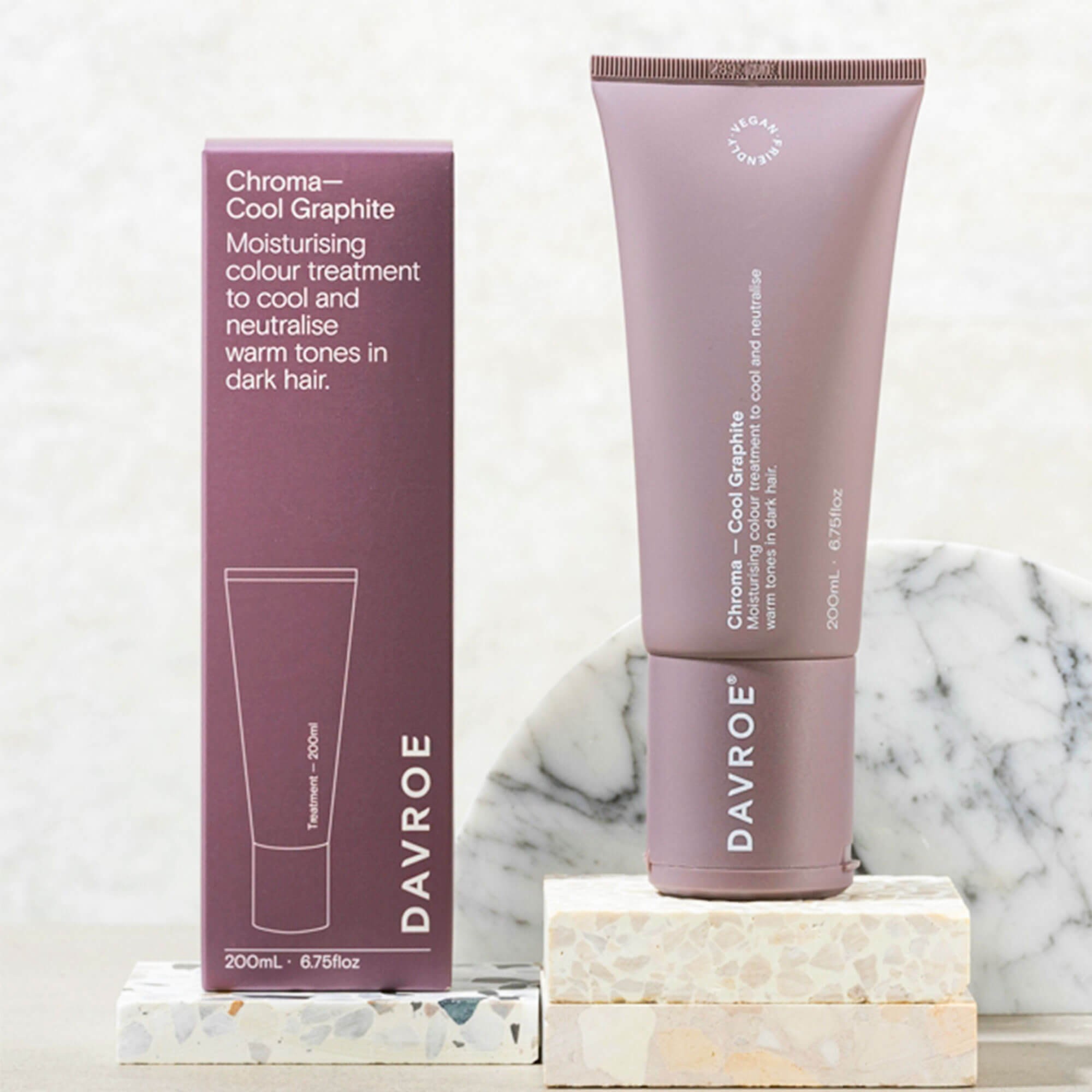 Тонирующий бальзам для волос Davroe Chroma Colour Treatments Cool Graphite
