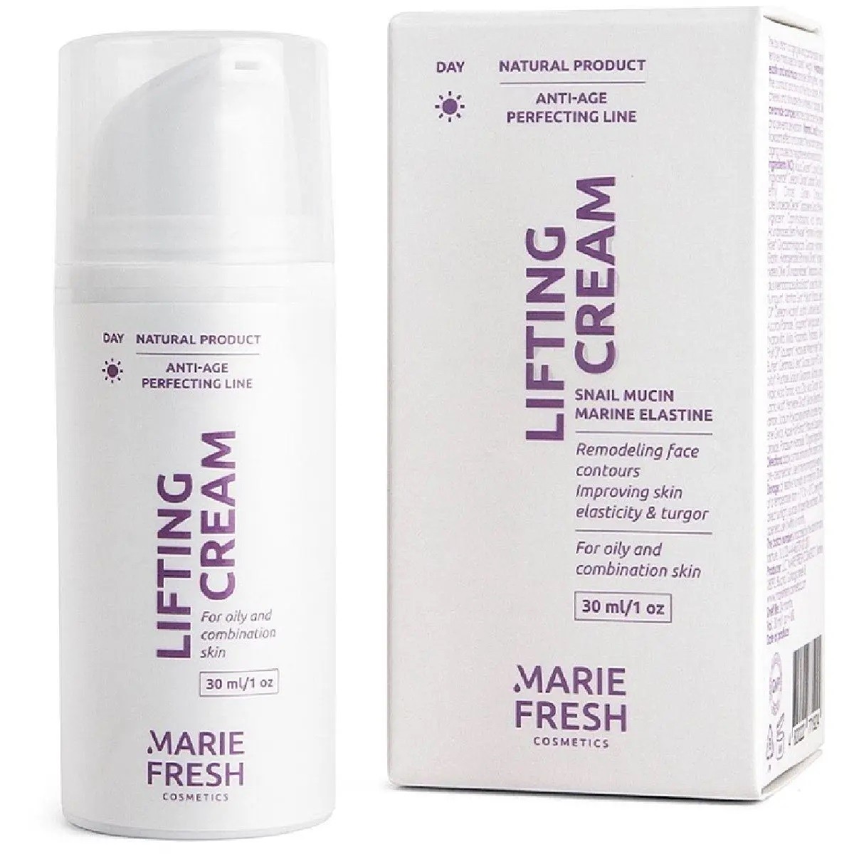 Marie Fresh Cosmetics Anti-age Perfecting Line Lifting Day Cream - Дневной крем-лифтинг для жирной и комбинированной кожи