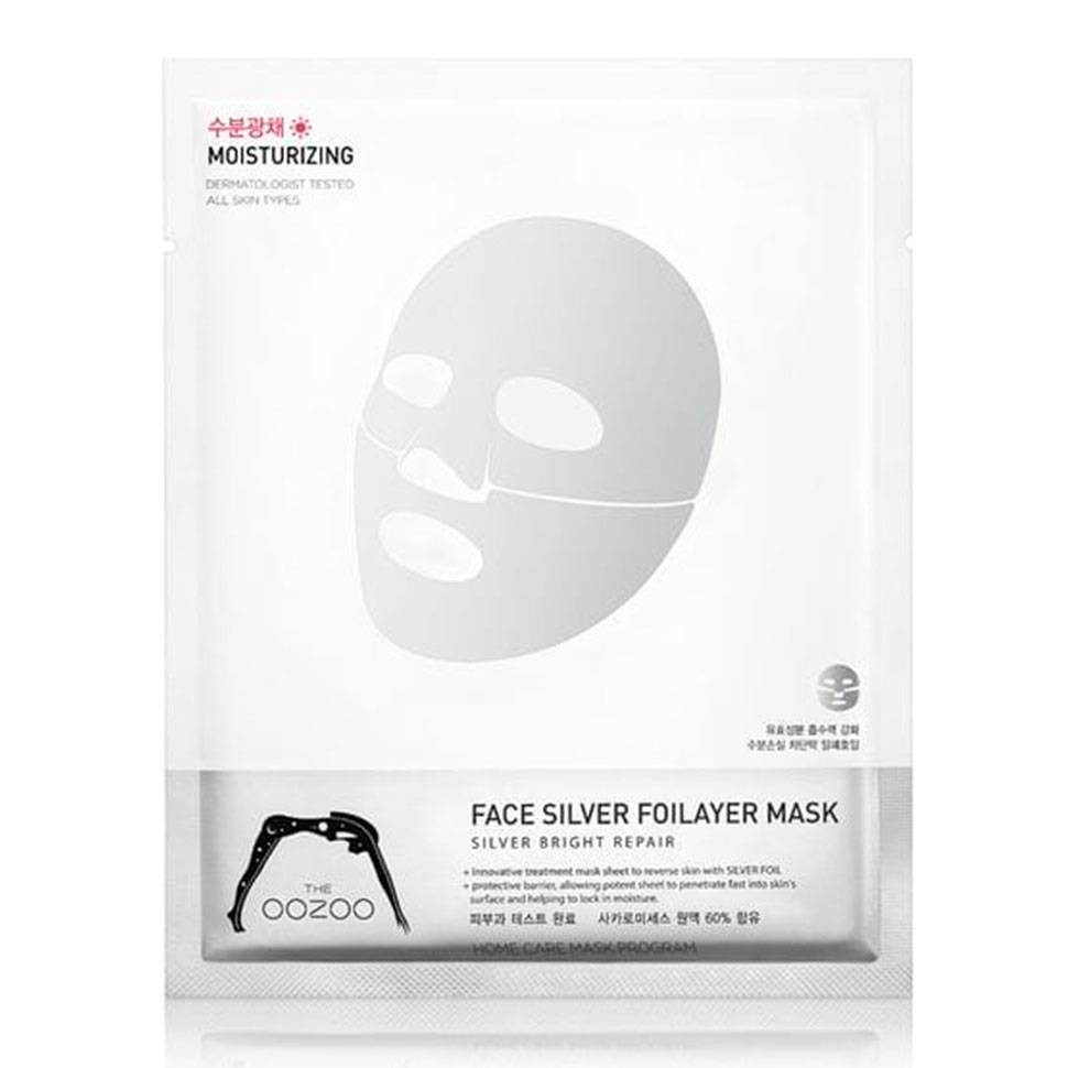 Маска для лица The OOZOO Face Silver Foilayer Mask