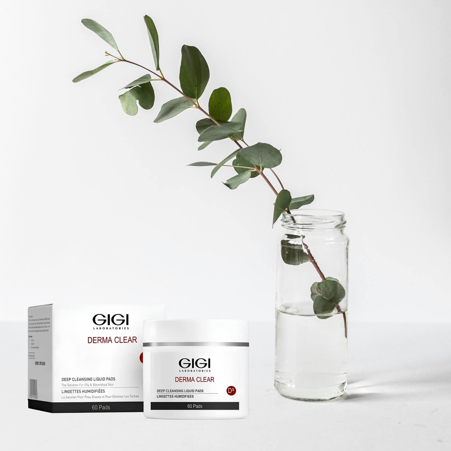 Вологі спонжі для пілінгу (з кислотою) GIGI Deep Cleansing Liquid Pads