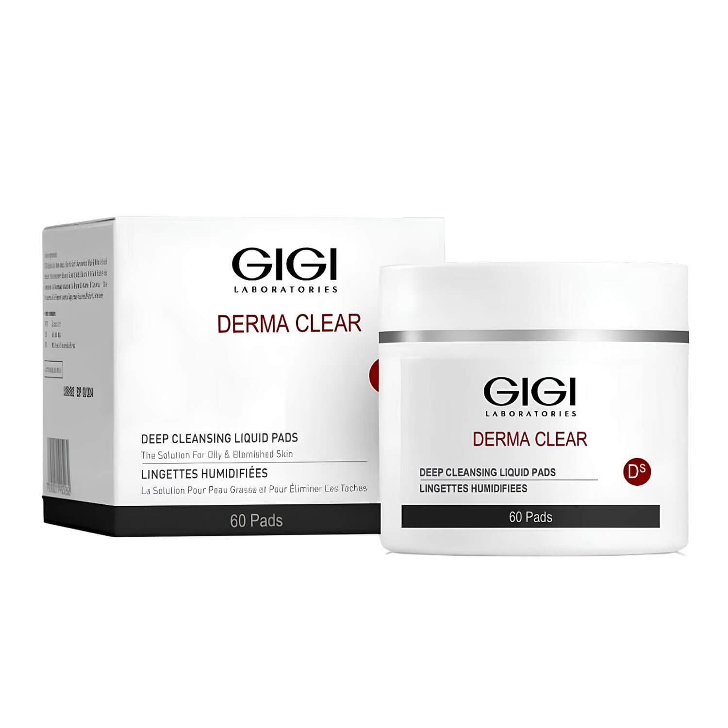 Вологі спонжі для пілінгу (з кислотою) GIGI Deep Cleansing Liquid Pads