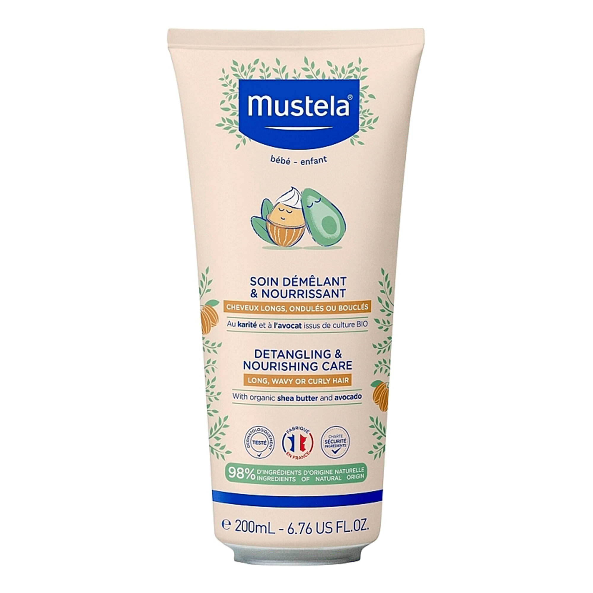 Mustela Питательный крем для распутывания волос
