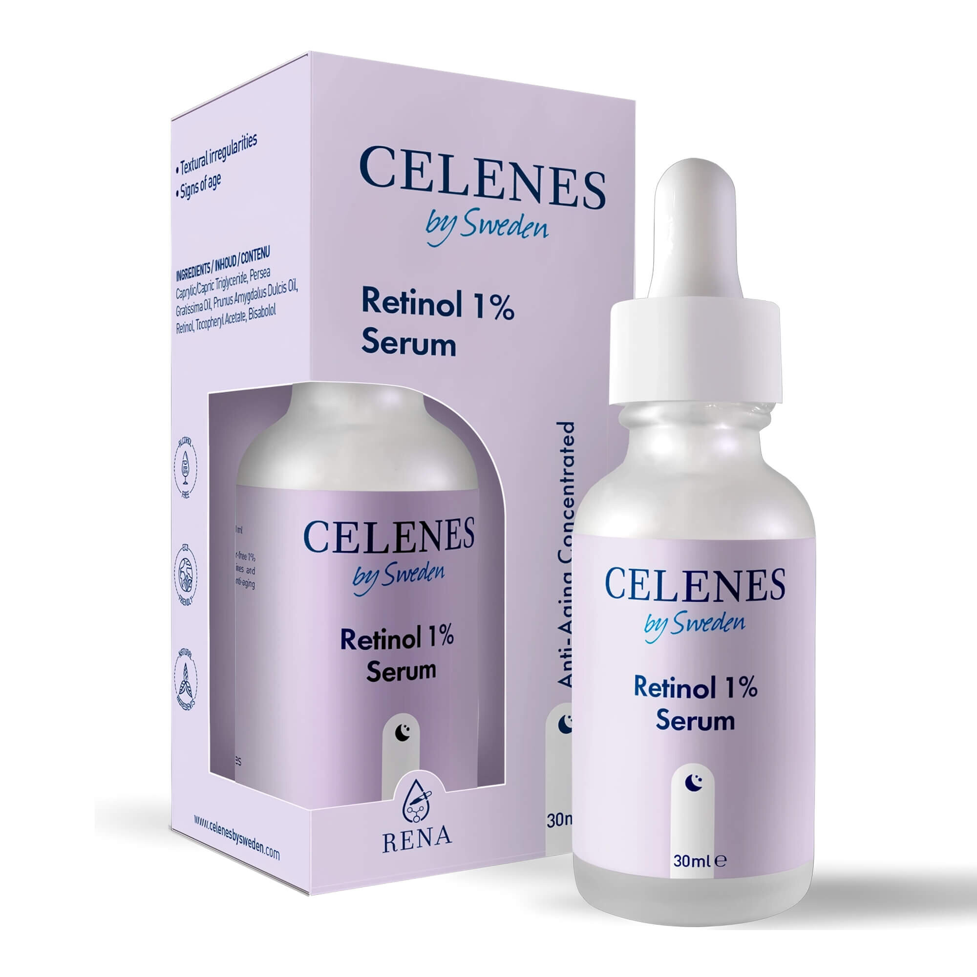 Сыворотка с ретинолом 1% Celenes Rena Retinol 1% Serum
