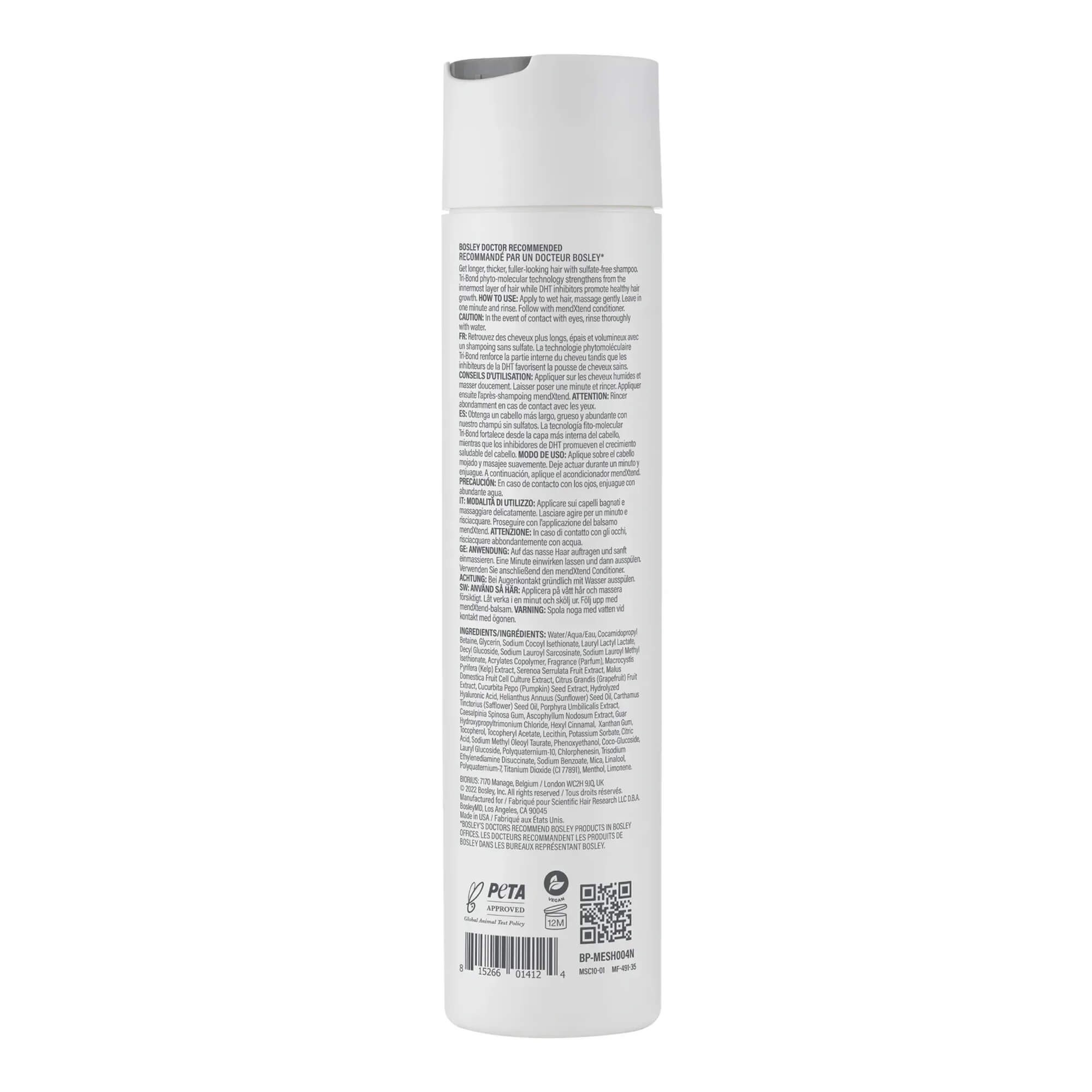 Укрепляющий шампунь Bosley MD MendXtend Strengthening Shampoo