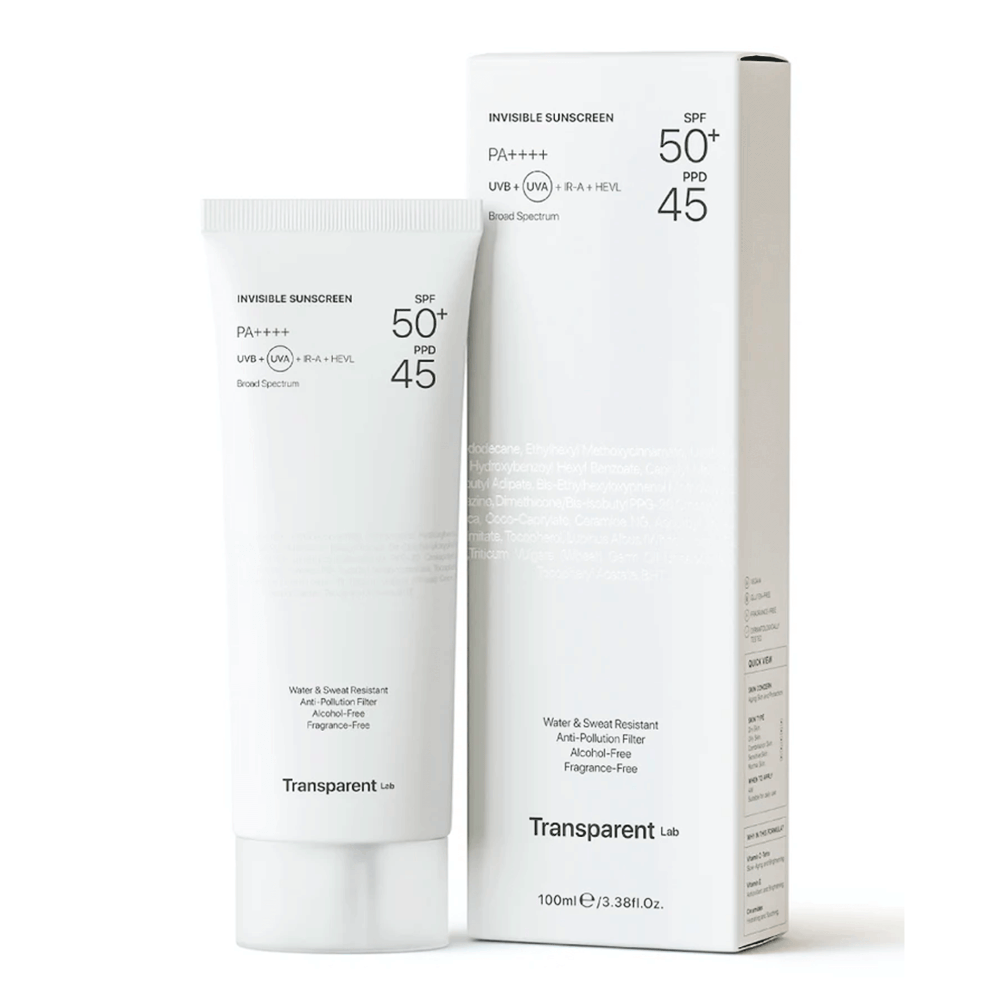 Transparent Lab Невидимый солнцезащитный крем