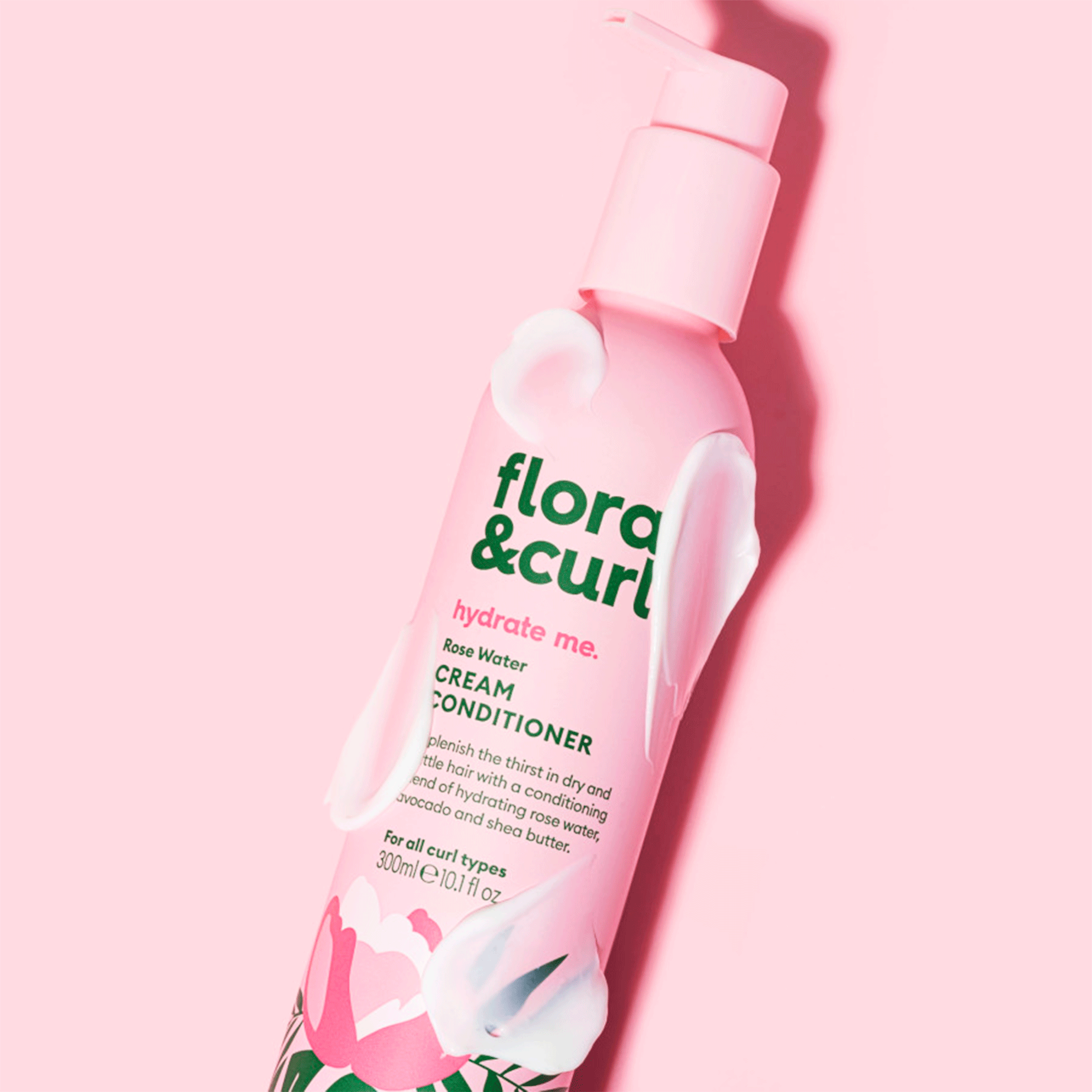 Увлажняющий бальзам для вьющихся волос Flora Curl Rose Water Cream