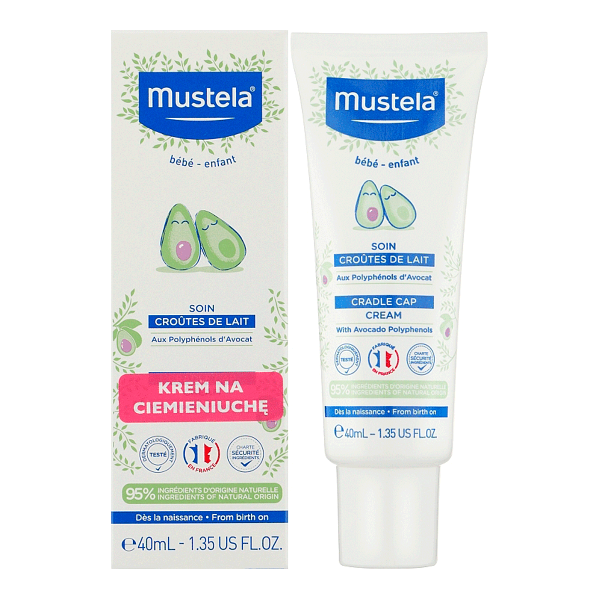 Крем от себорейных корочек Mustela Cradle Cap Cream