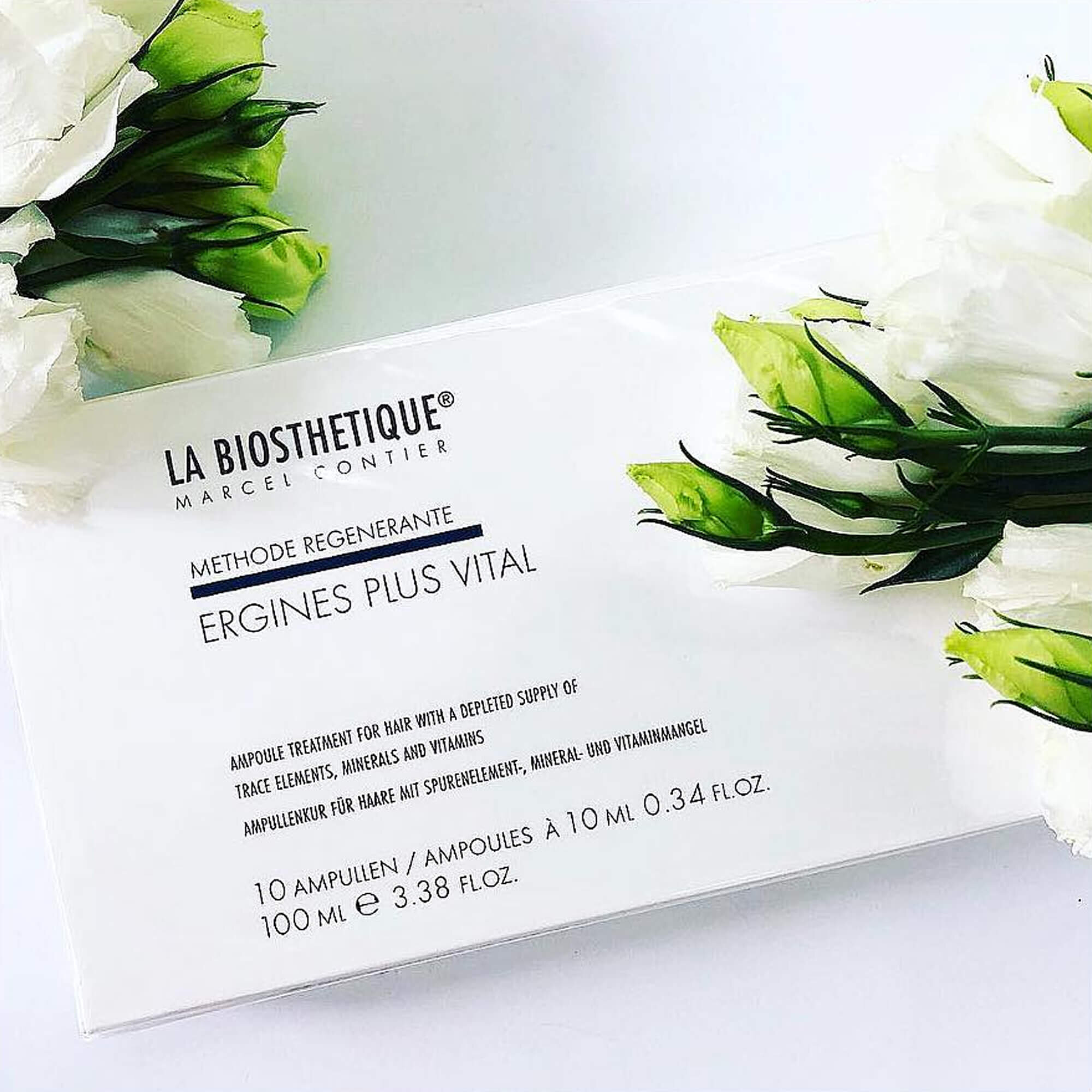  Лосьон-уход в ампулах для корней волос La Biosthetique Ergines Plus Vital