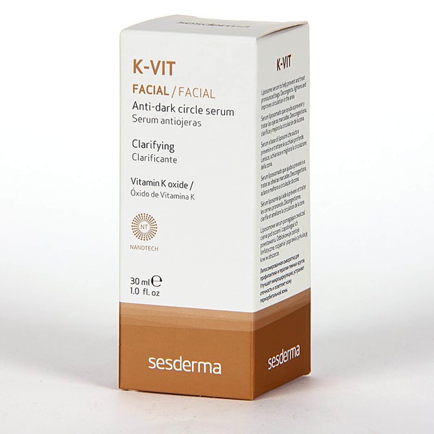 Ліпосомальна депігментуюча сироватка Sesderma K-Vit Anti Dark Circle Liposome Serum