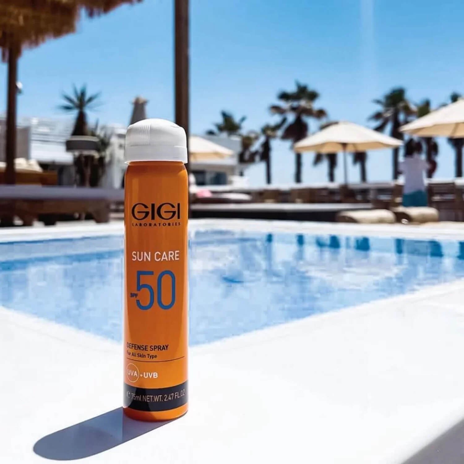 Сонцезахисний спрей SPF 50 GIGI Sun Care Defense Spray SPF 50 
