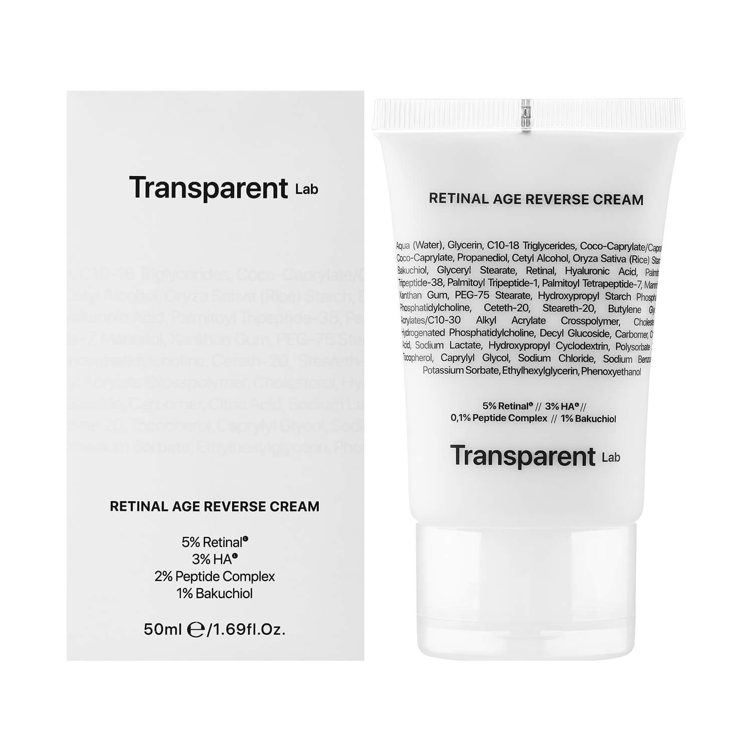 retinal age reverse cream transparent lab