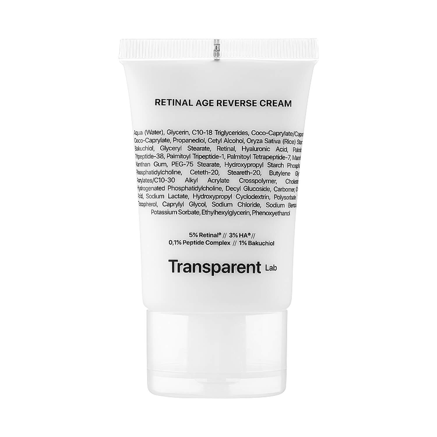 Transparent Lab Retinal Age Reverse Cream - Антивіковий крем для обличчя