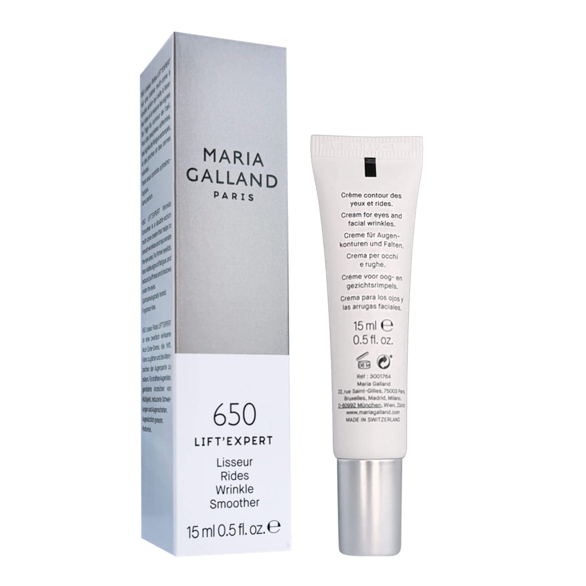 Антивозрастной крем для век Maria Galland 650 Lift'Expert Wrinkle Smoother