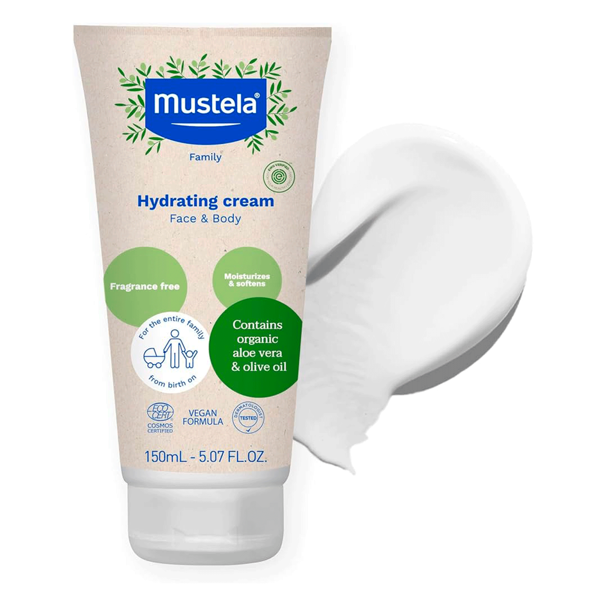 Увлажняющий крем для лица и тела Mustela Organic Hydrating Cream