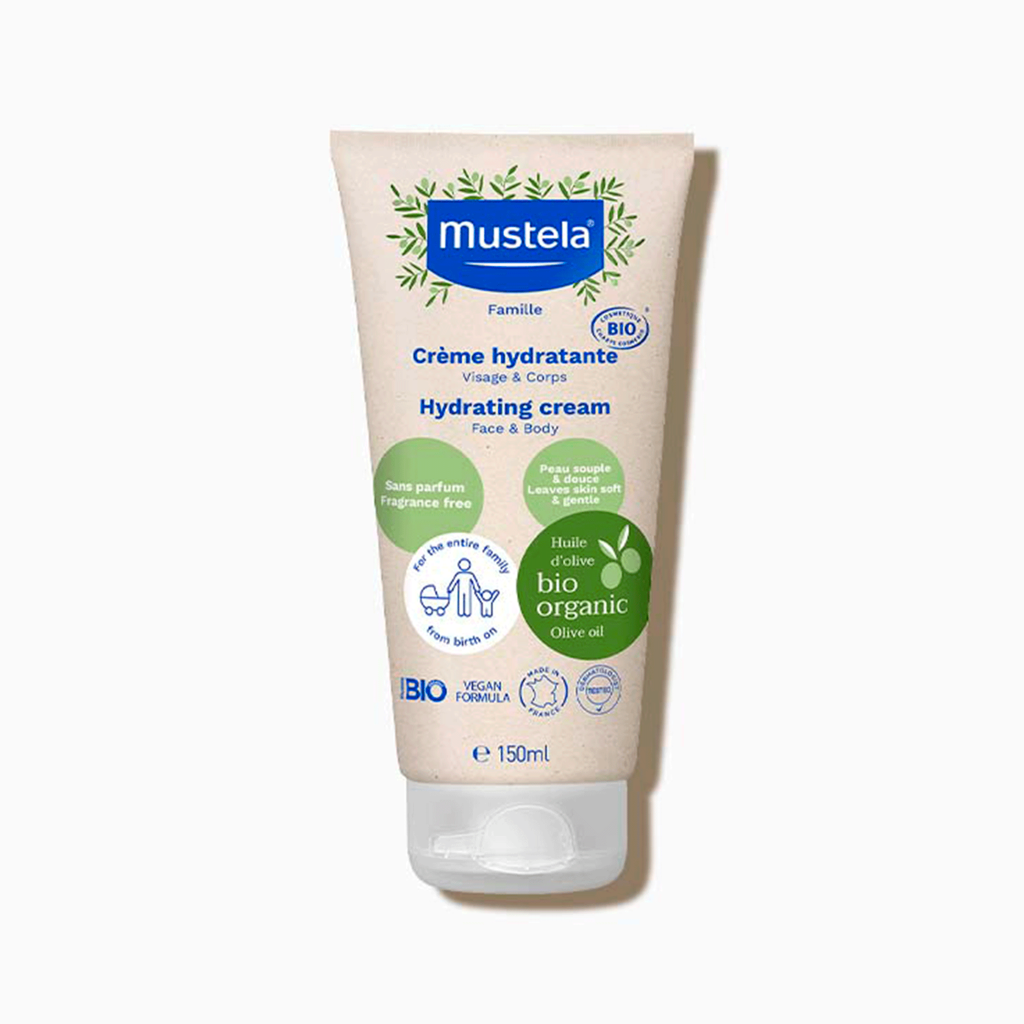 Увлажняющий крем для лица и тела Mustela Organic Hydrating Cream