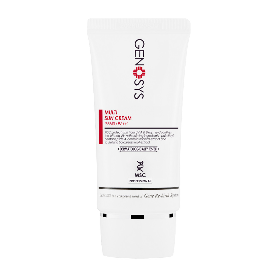 Genosys Multi Sun Cream SPF40 (MSC) Солнцезащитный крем