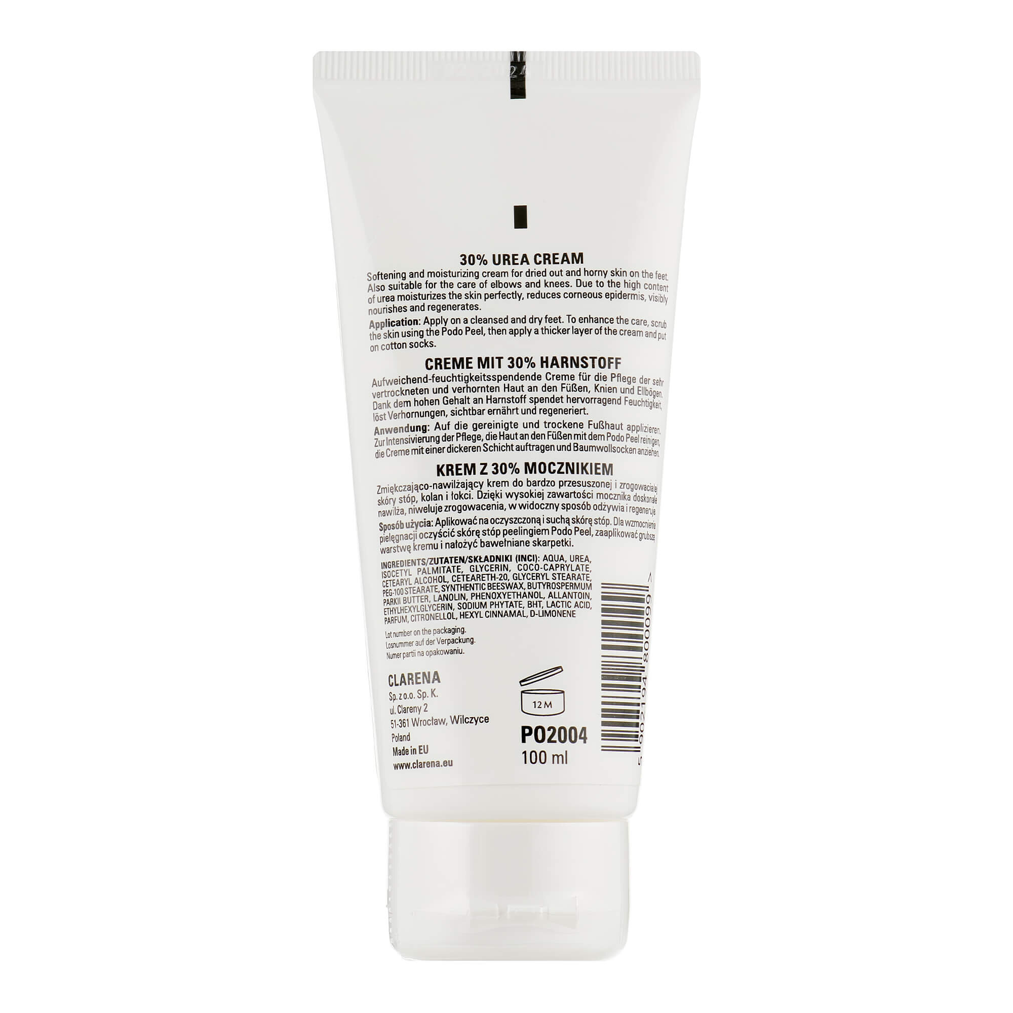 clarena 30 urea foot cream цена