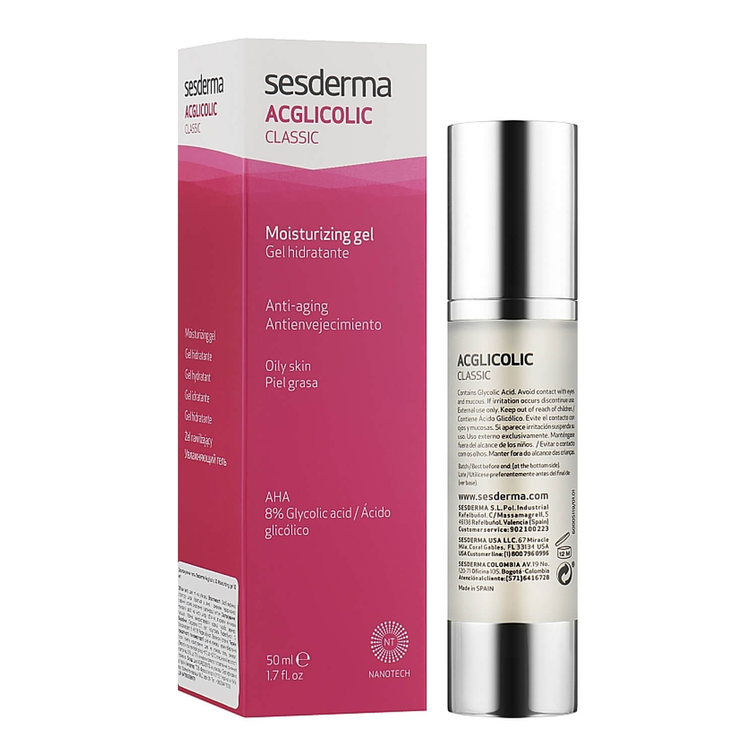 Sesderma Acglicolic Classic Moisturizing Gel Киев
