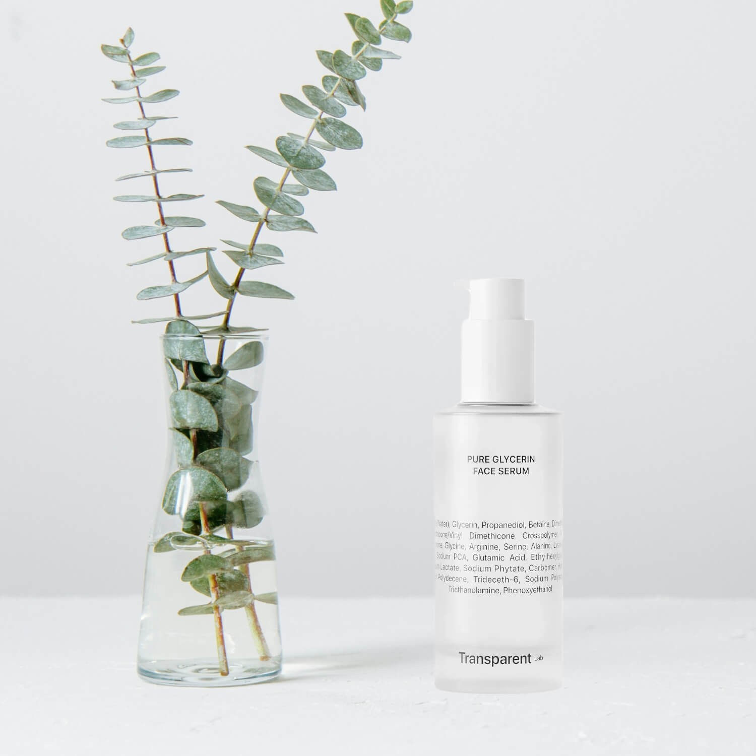 transparent lab pure glycerin face serum купить