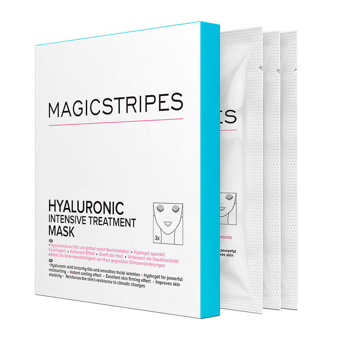 Маска для обличчя Magicstripes Hyaluronic Intensive Treatment