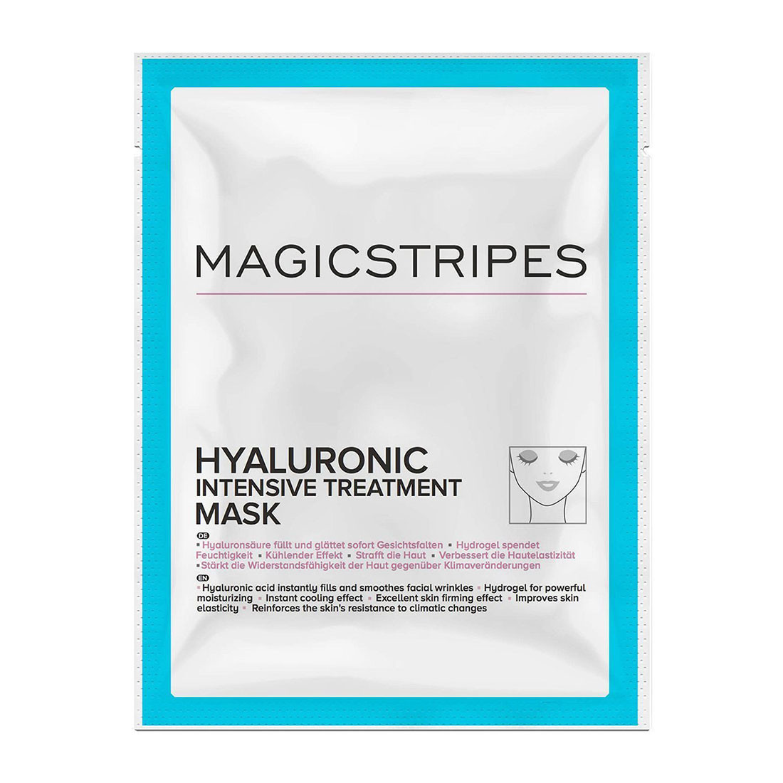 Маска для обличчя Magicstripes Hyaluronic Intensive Treatment
