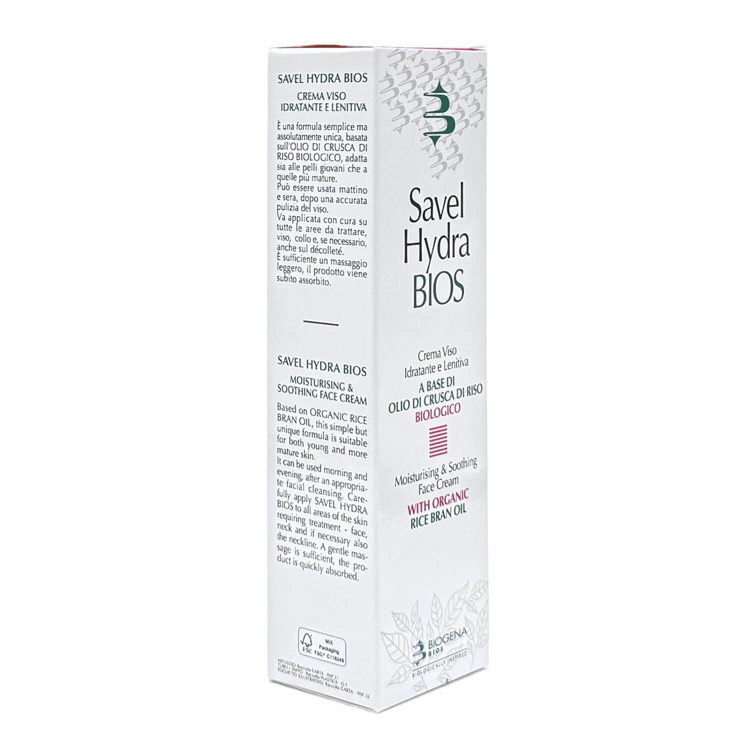 Крем увлажняющий успокаивающий Biogena Savel Hydra Bios