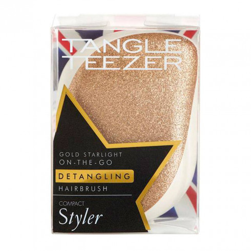 Расческа Tangle Teezer Compact Styler Glitter Gold