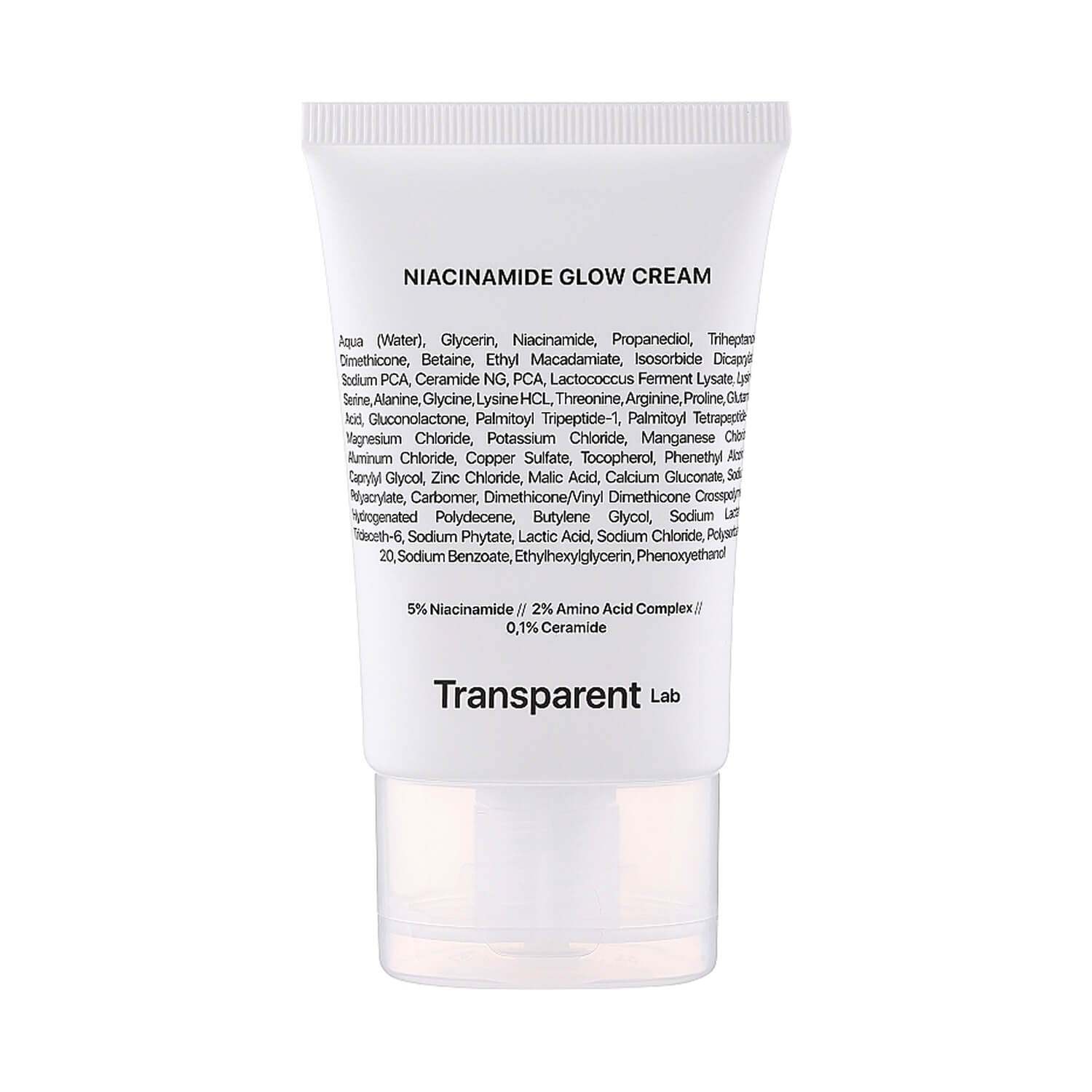 Transparent Lab Niacinamide Glow Cream - Осветляющий крем для лица